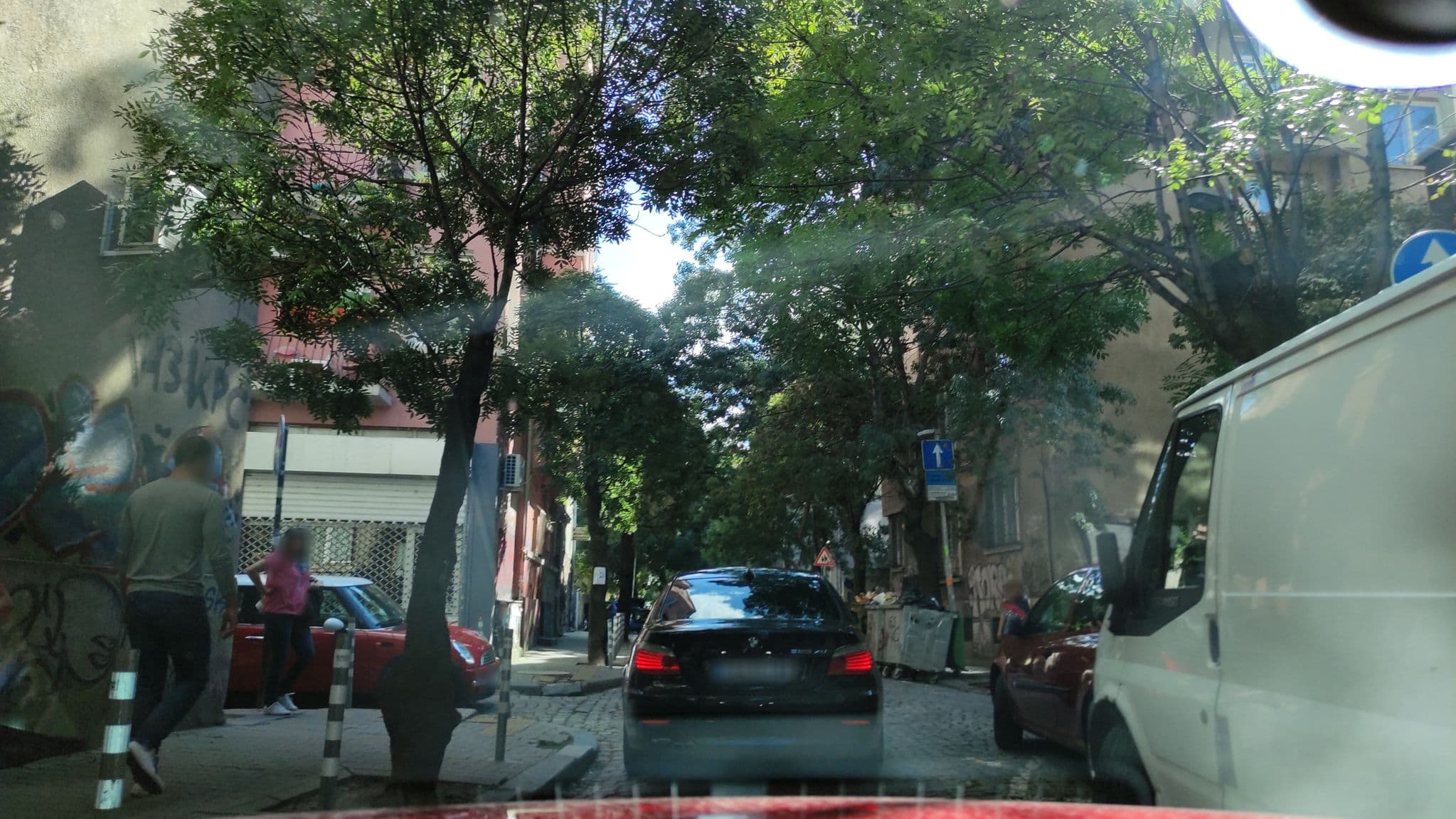 Street view near Art 'Otel, Sofia