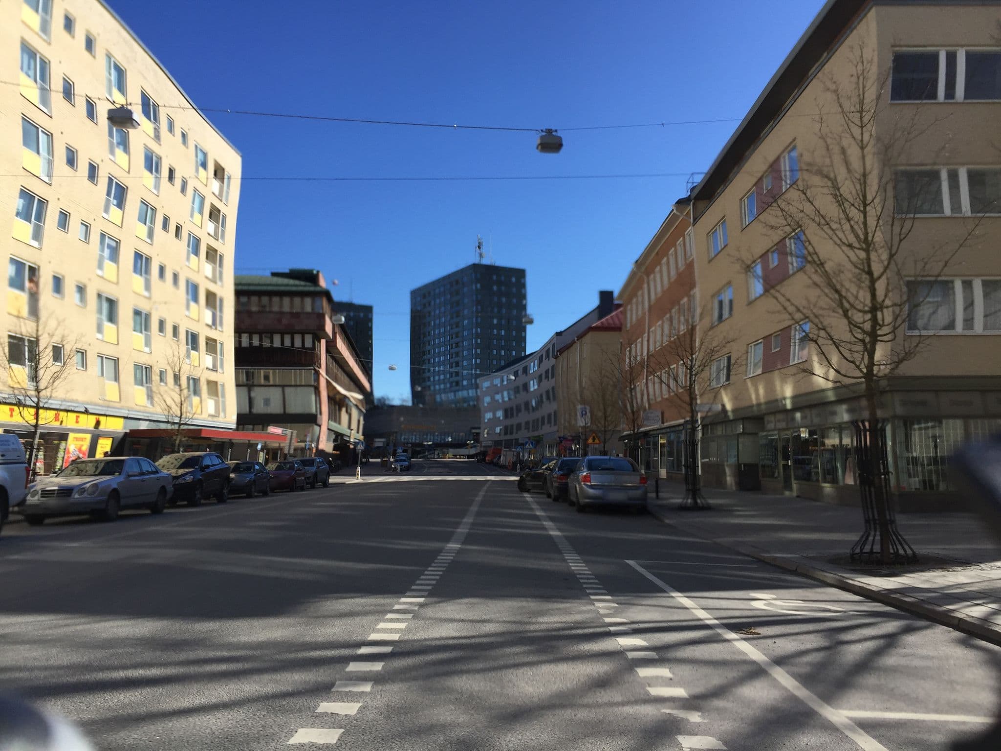 Street view near City Hostel, Örebro — © dade (CC BY-SA · Mapillary)