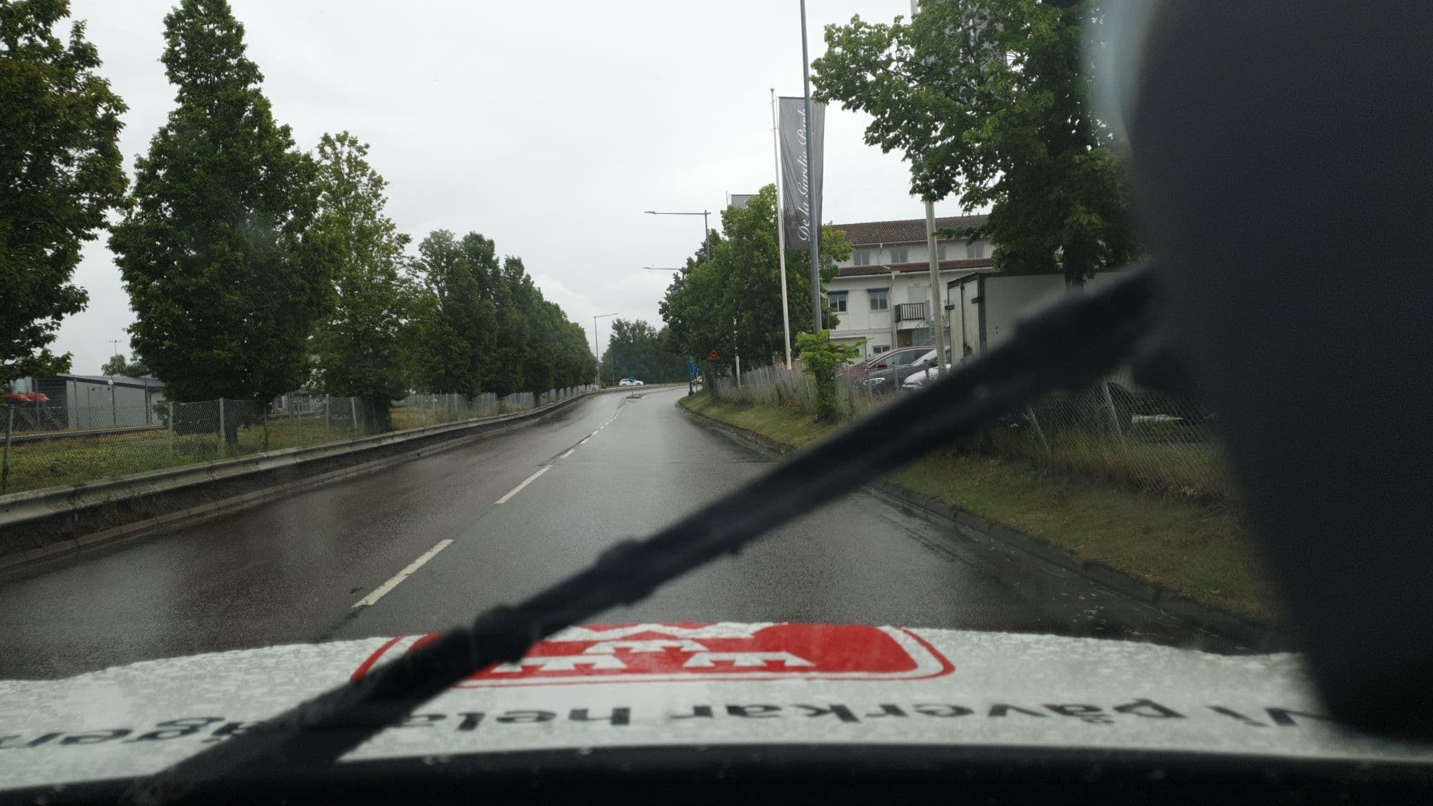 Street view near De la Gardie Park vandrarhem, Lidköping — © roadroid (CC BY-SA · Mapillary)