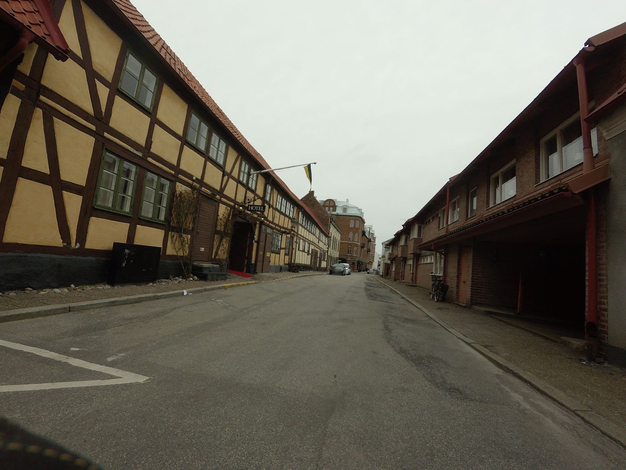Street view near Sekelgården, Ystad — © larshelmin (CC BY-SA · Mapillary)