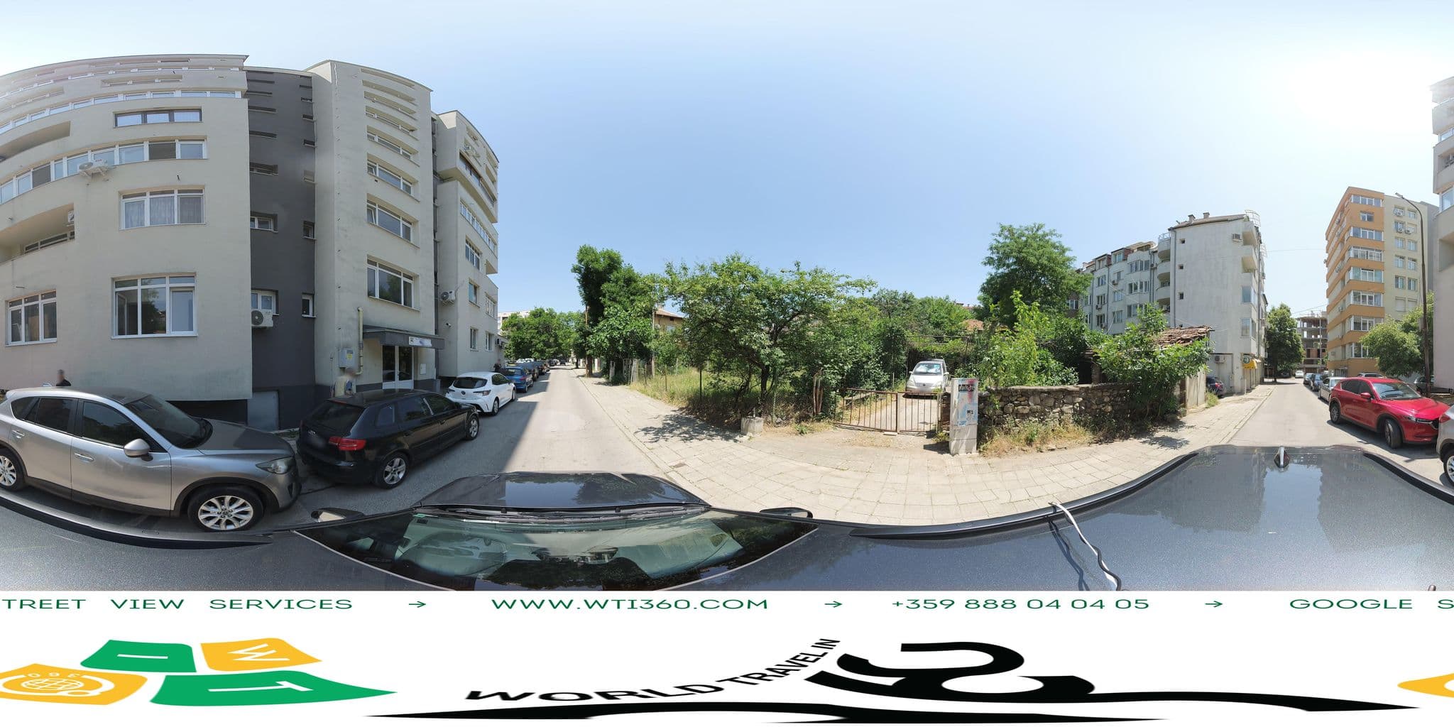 Street view near Sky Apartments, Blagoevgrad — © WTI360 (CC BY-SA · Mapillary)