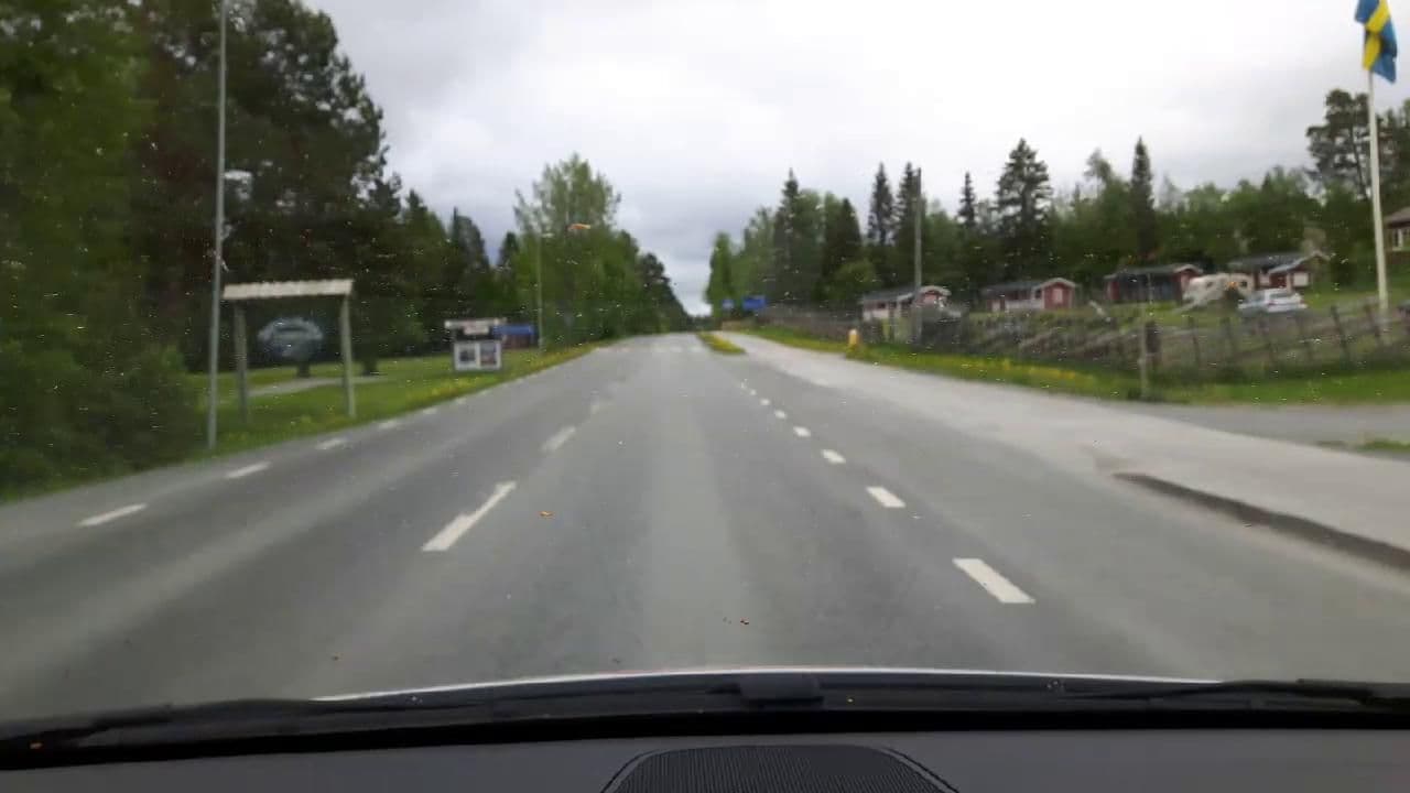 Street view near Sandvikens Camping & Stugby, Östersund — © roadroid (CC BY-SA · Mapillary)