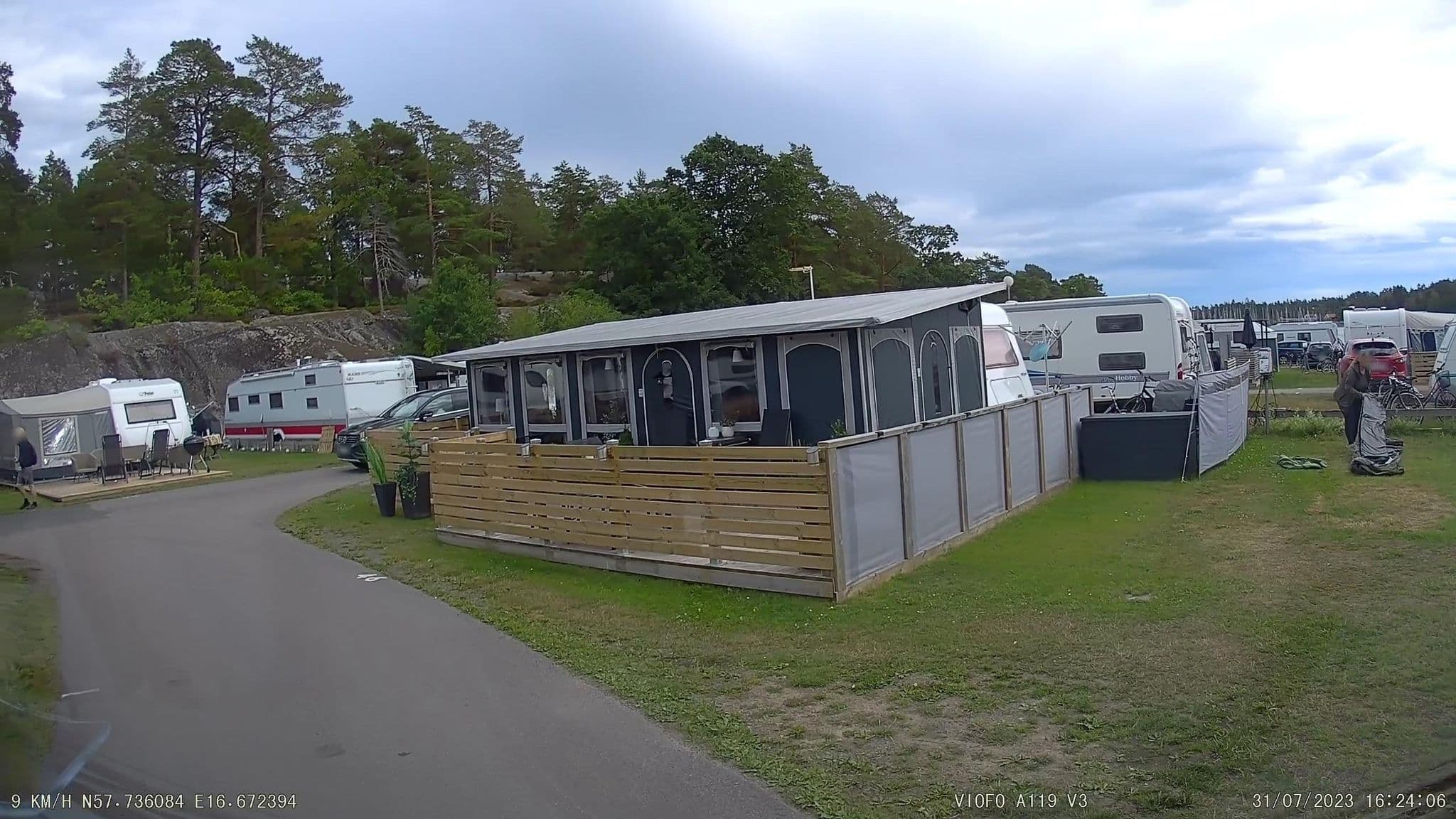 Street view near Lysingsbadet Västervik Resort, Västervik — © alexander2010 (CC BY-SA · Mapillary)