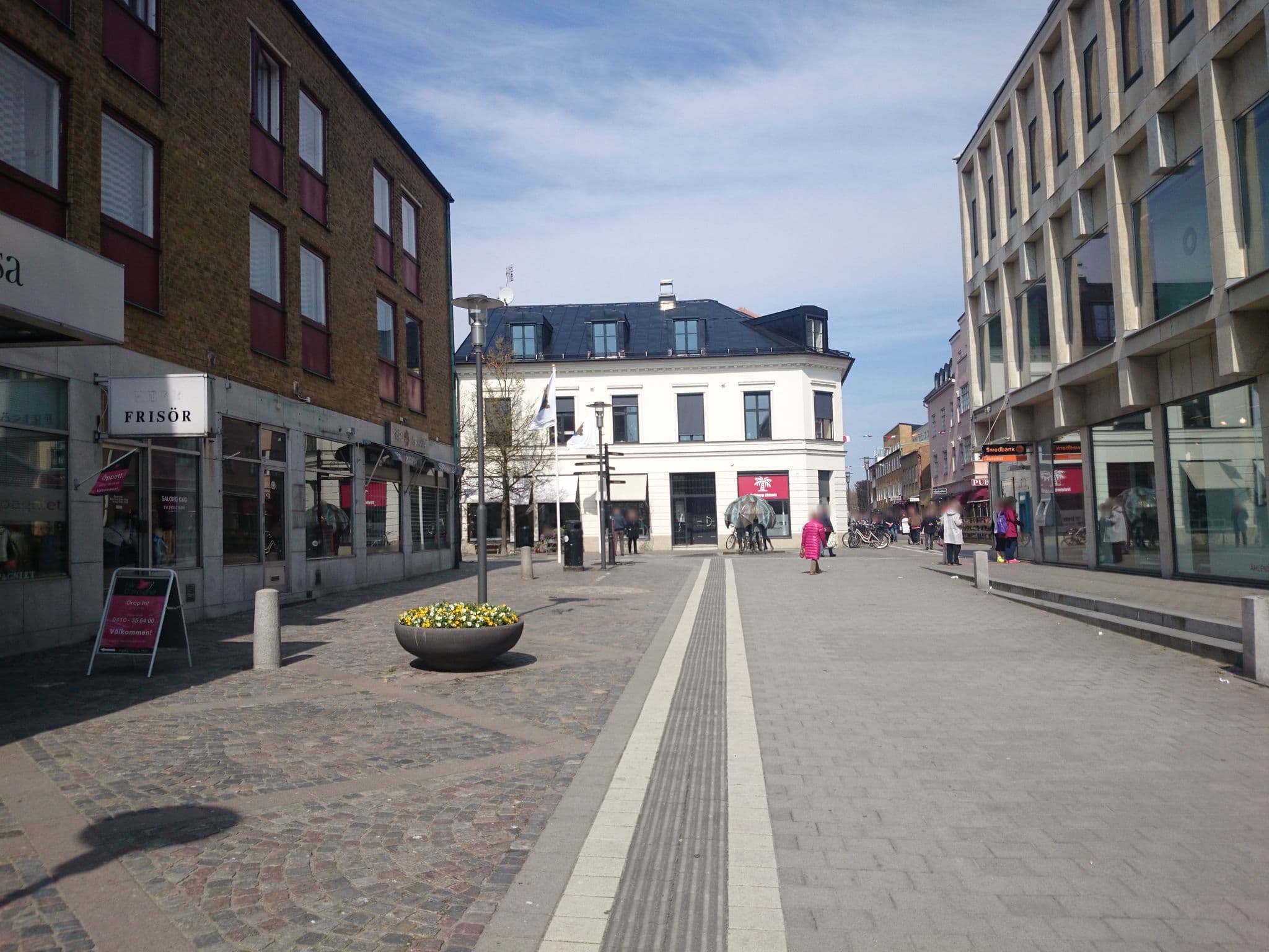 Street view near Palm Tree Hotel, Trelleborg — © peterneubauer (CC BY-SA · Mapillary)