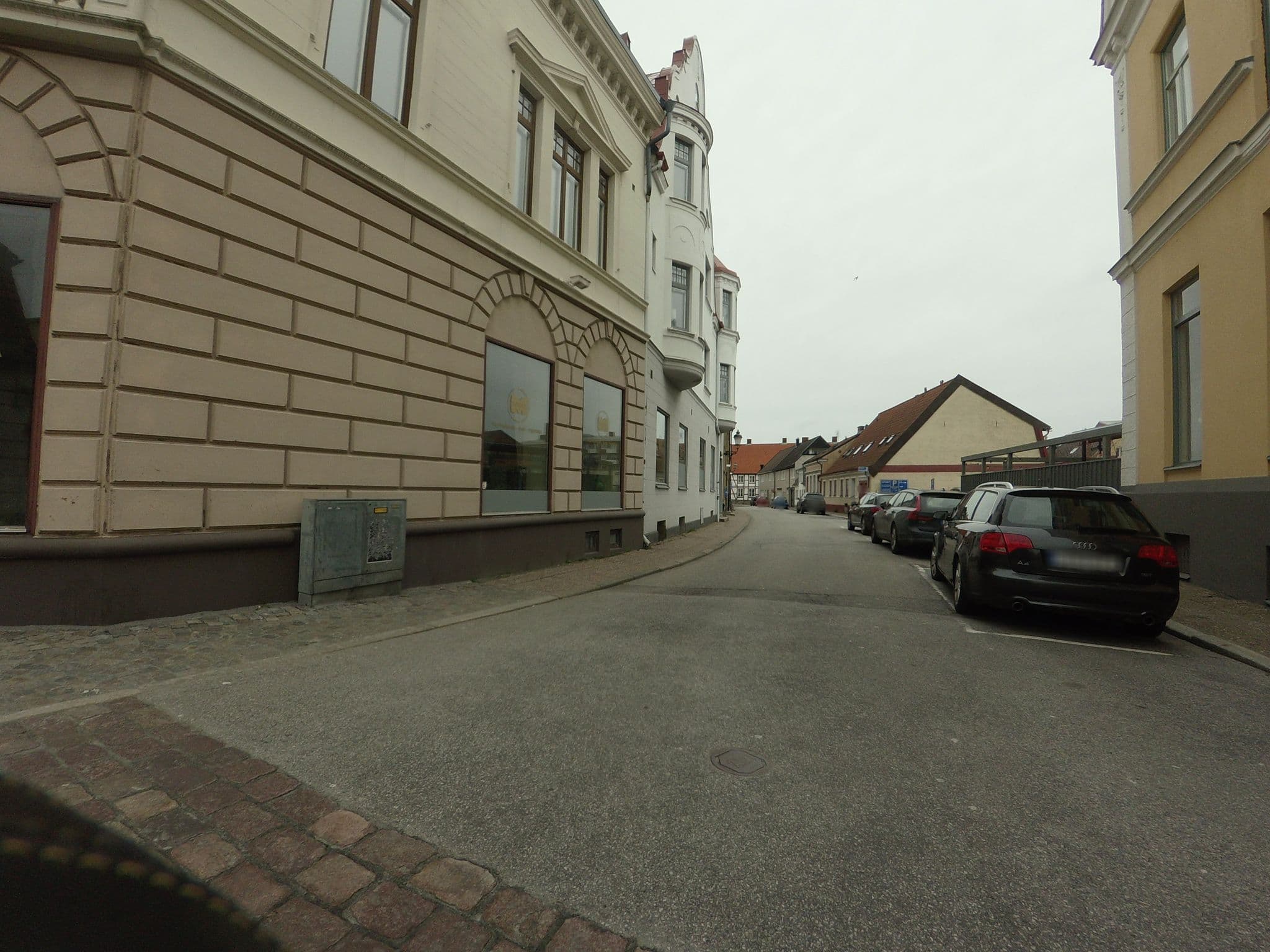 Street view near Hotel Continental, Ystad — © larshelmin (CC BY-SA · Mapillary)
