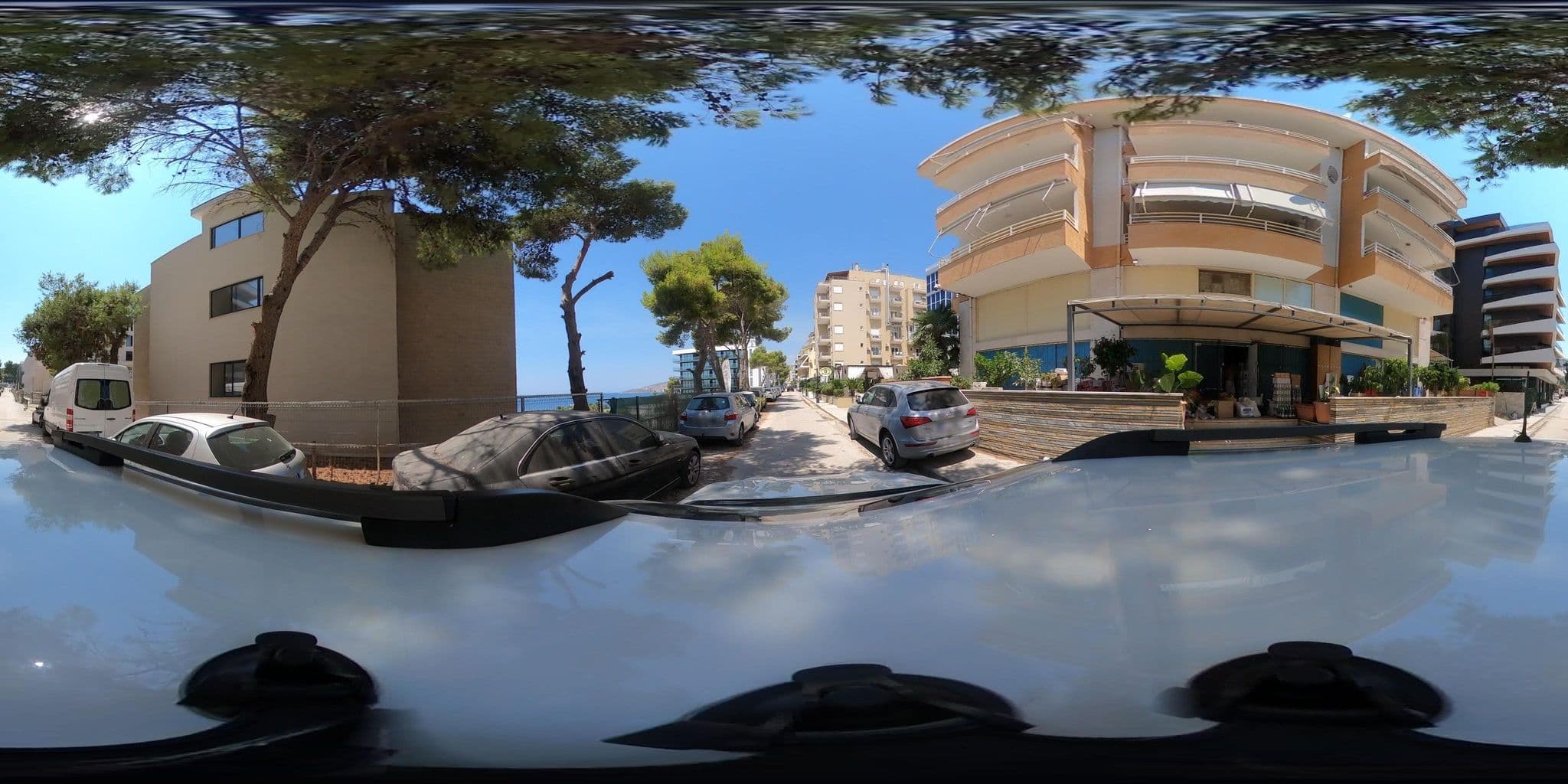 Street view near Portafortuna Apartments, Sarandë — © tumblecow (CC BY-SA · Mapillary)
