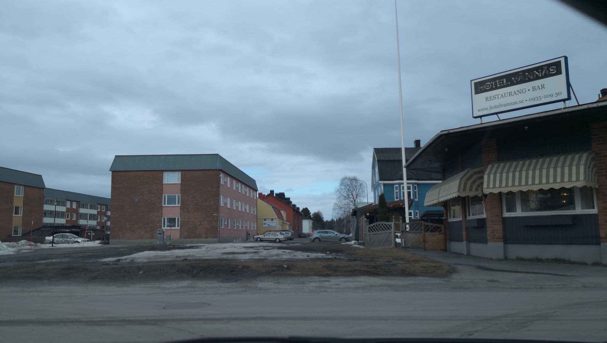 Street view near Hotell Vännäs, Vännäs — © fringillus (CC BY-SA · Mapillary)