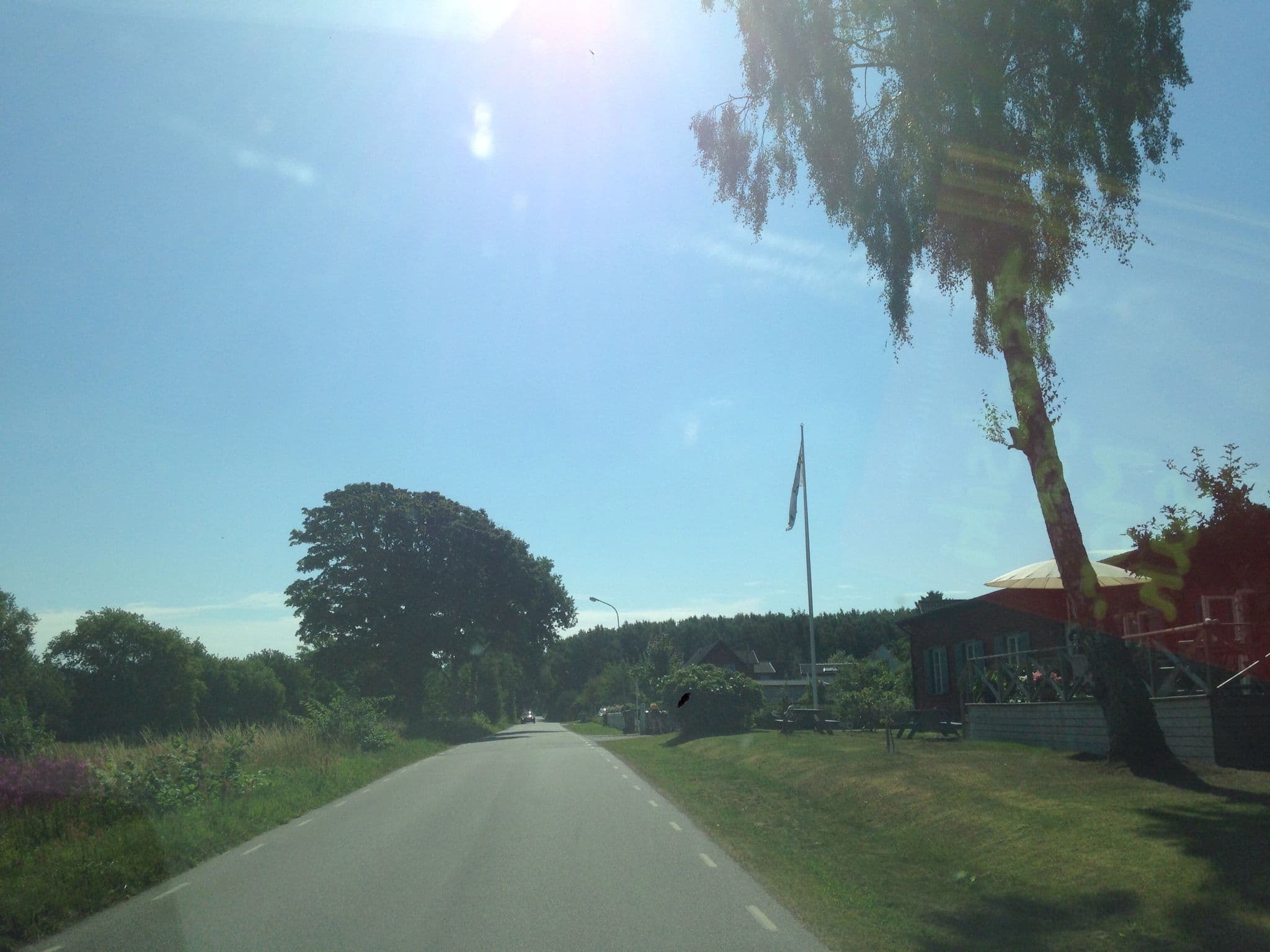 Street view near Baskemölla Vandrarhem, Simrishamn — © frode (CC BY-SA · Mapillary)