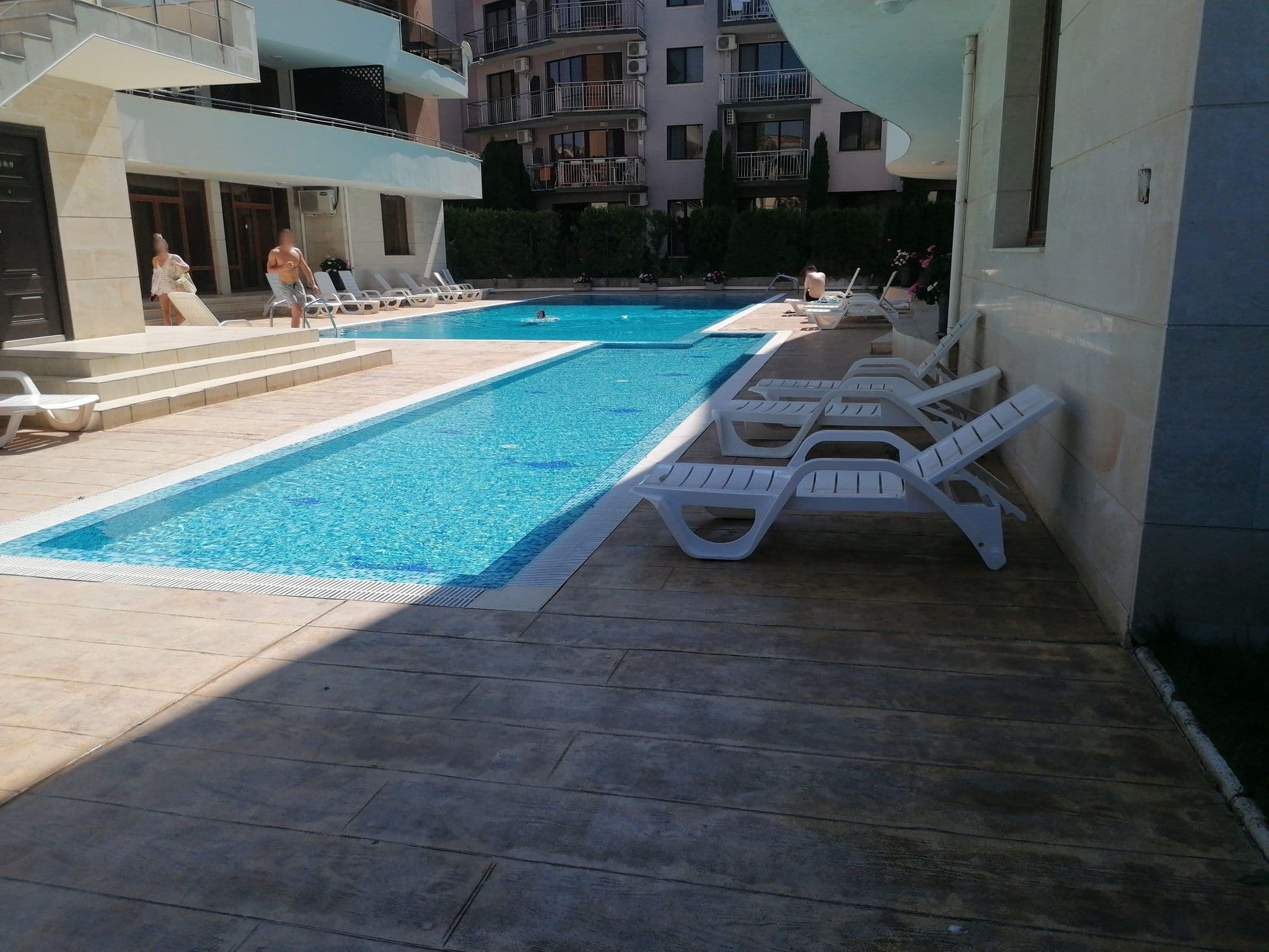 Street view near Menada Eden Apartments, Sveti Vlas