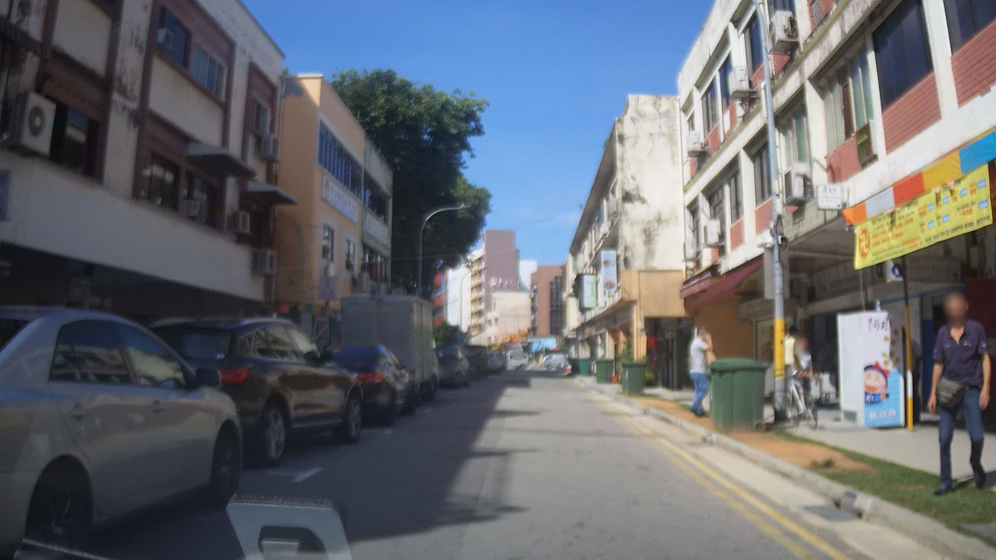 Street view near Nano Hostel, Geylang — © ashishgrab (CC BY-SA · Mapillary)