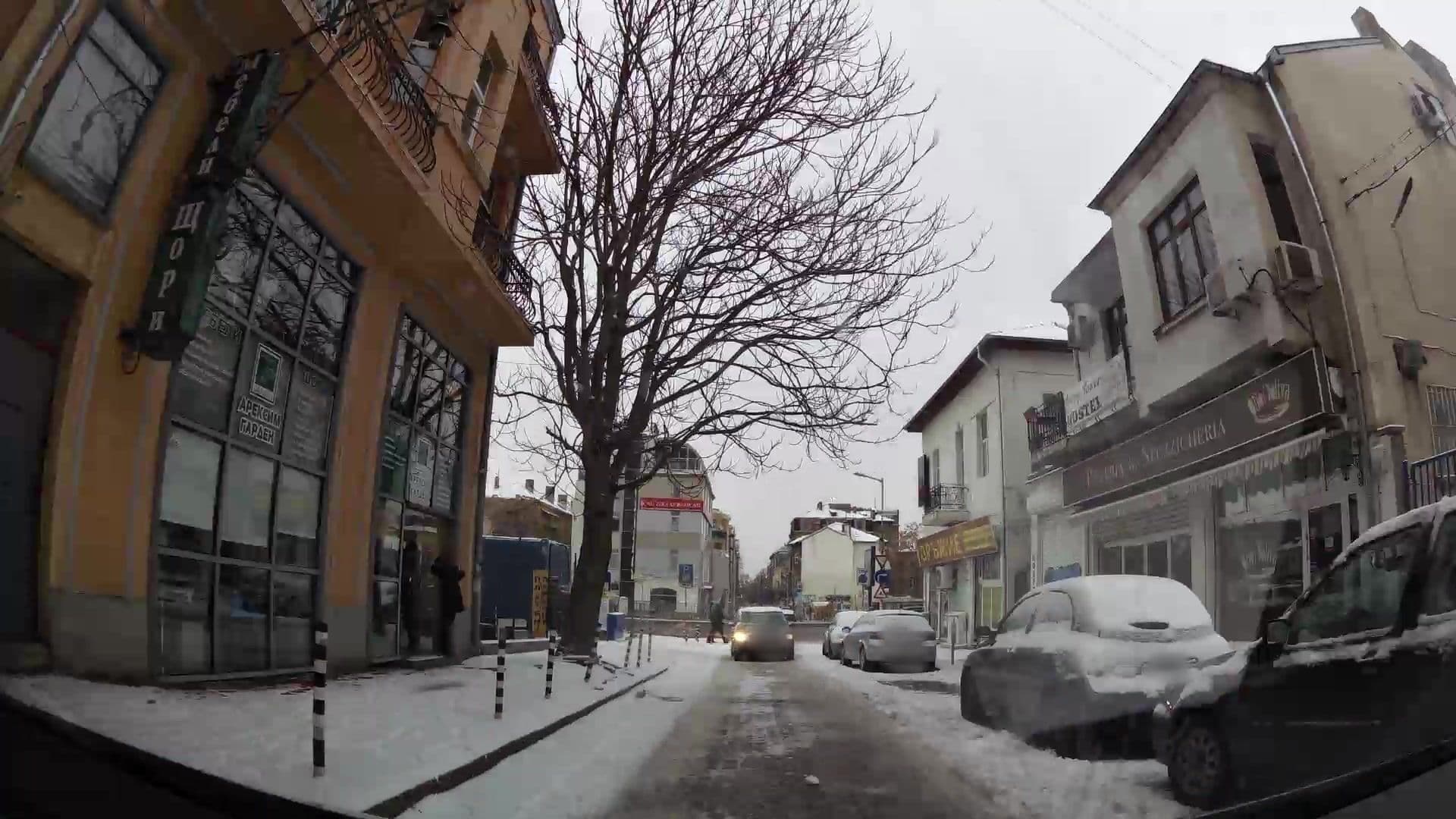 Street view near Ivory Tower Hostel, Sofia