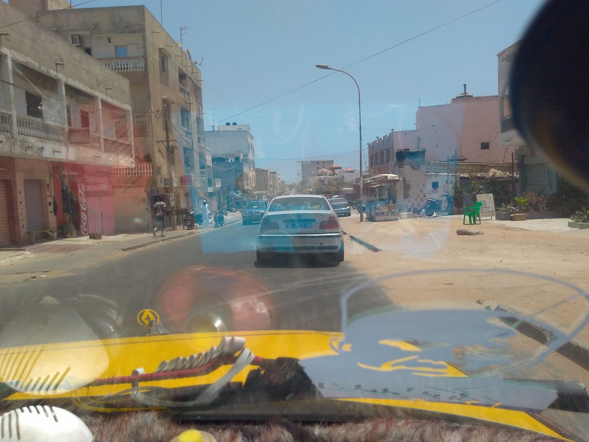 Street view near Hôtel Lumumba, Mermoz Boabab — © laminendiaye (CC BY-SA · Mapillary)