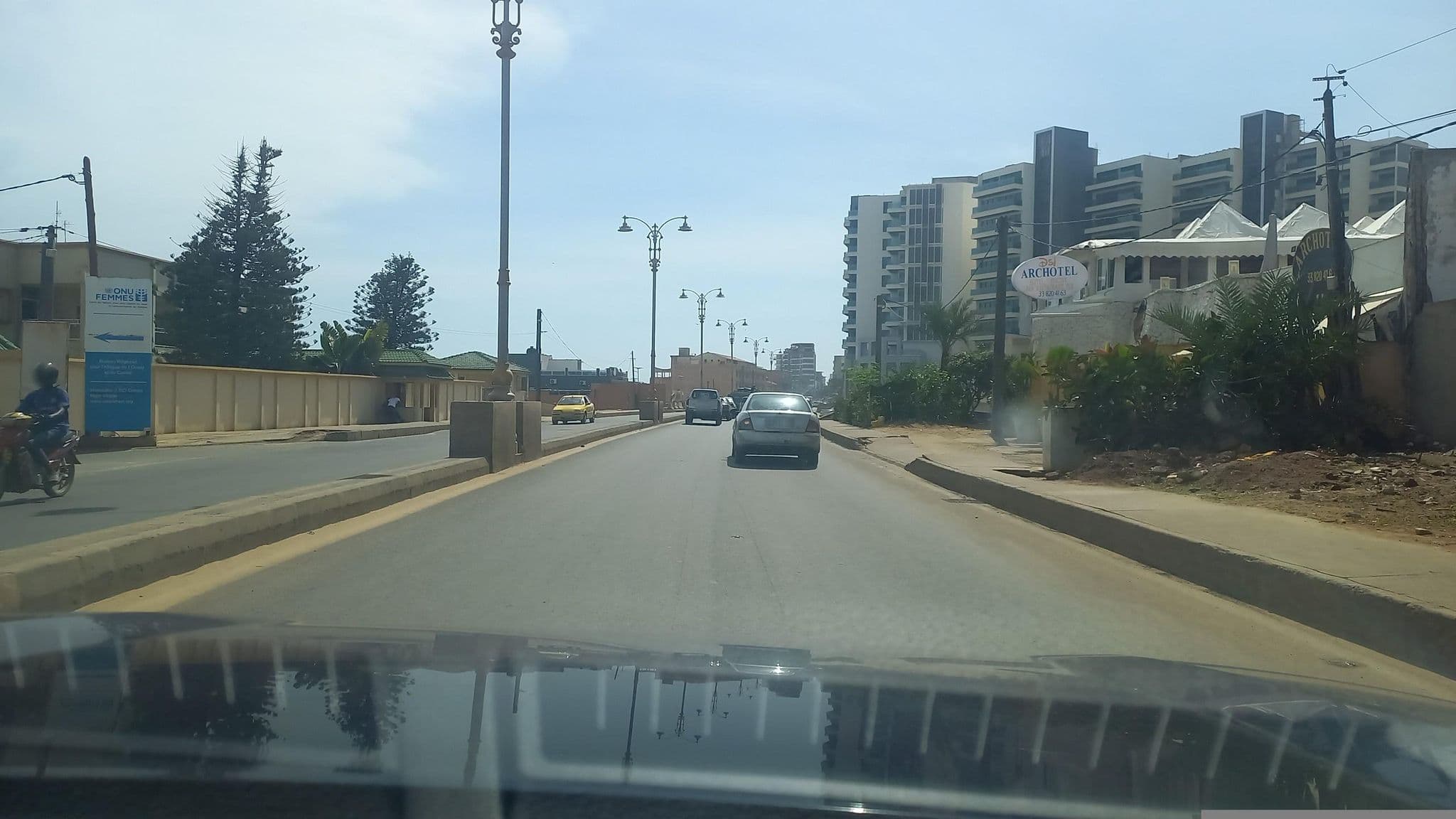 Street view near Archotel, Mermoz Boabab — © aksentini (CC BY-SA · Mapillary)