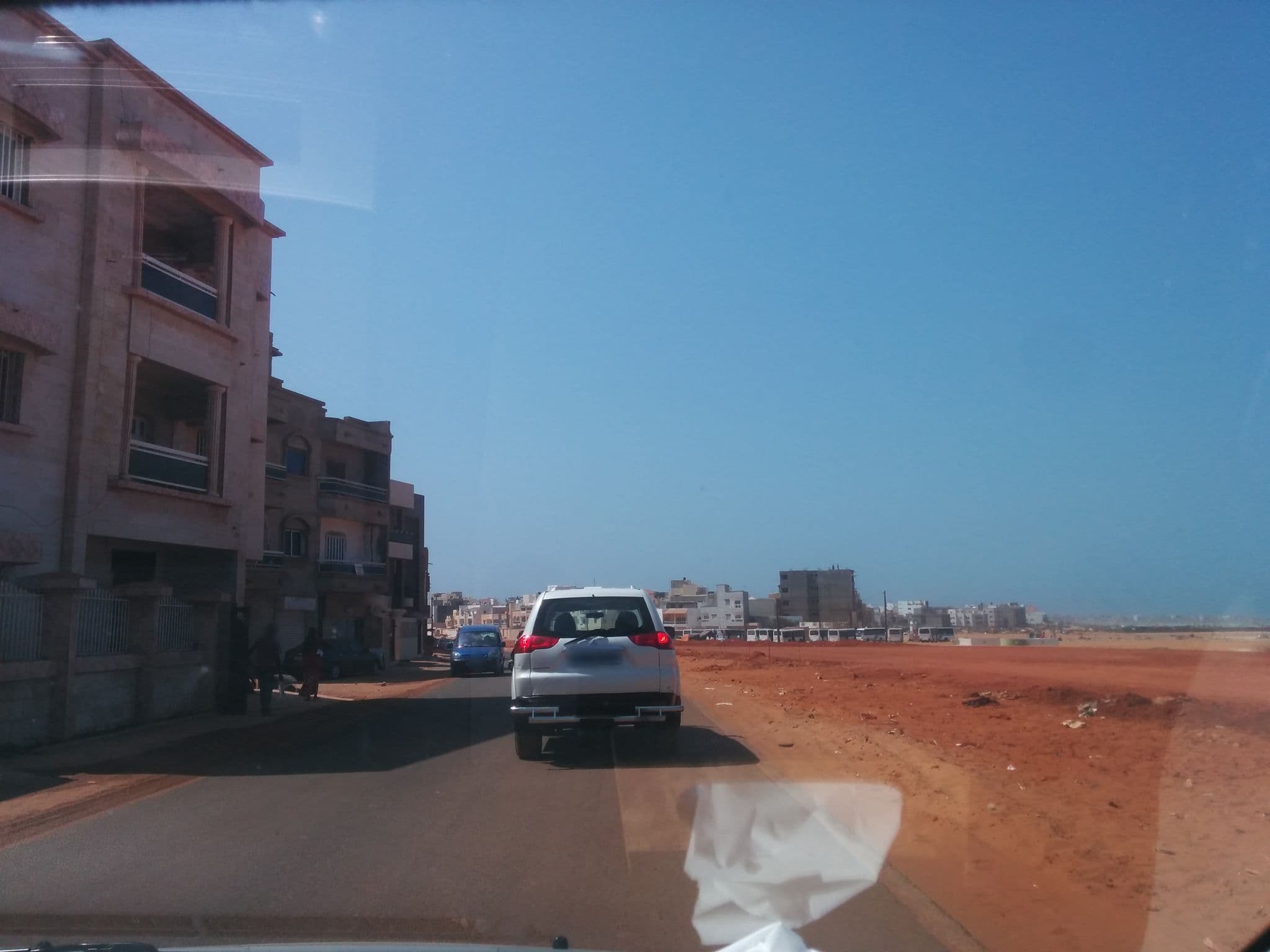 Street view near Hotel Keur Bahija, Guédiawaye — © laminendiaye (CC BY-SA · Mapillary)