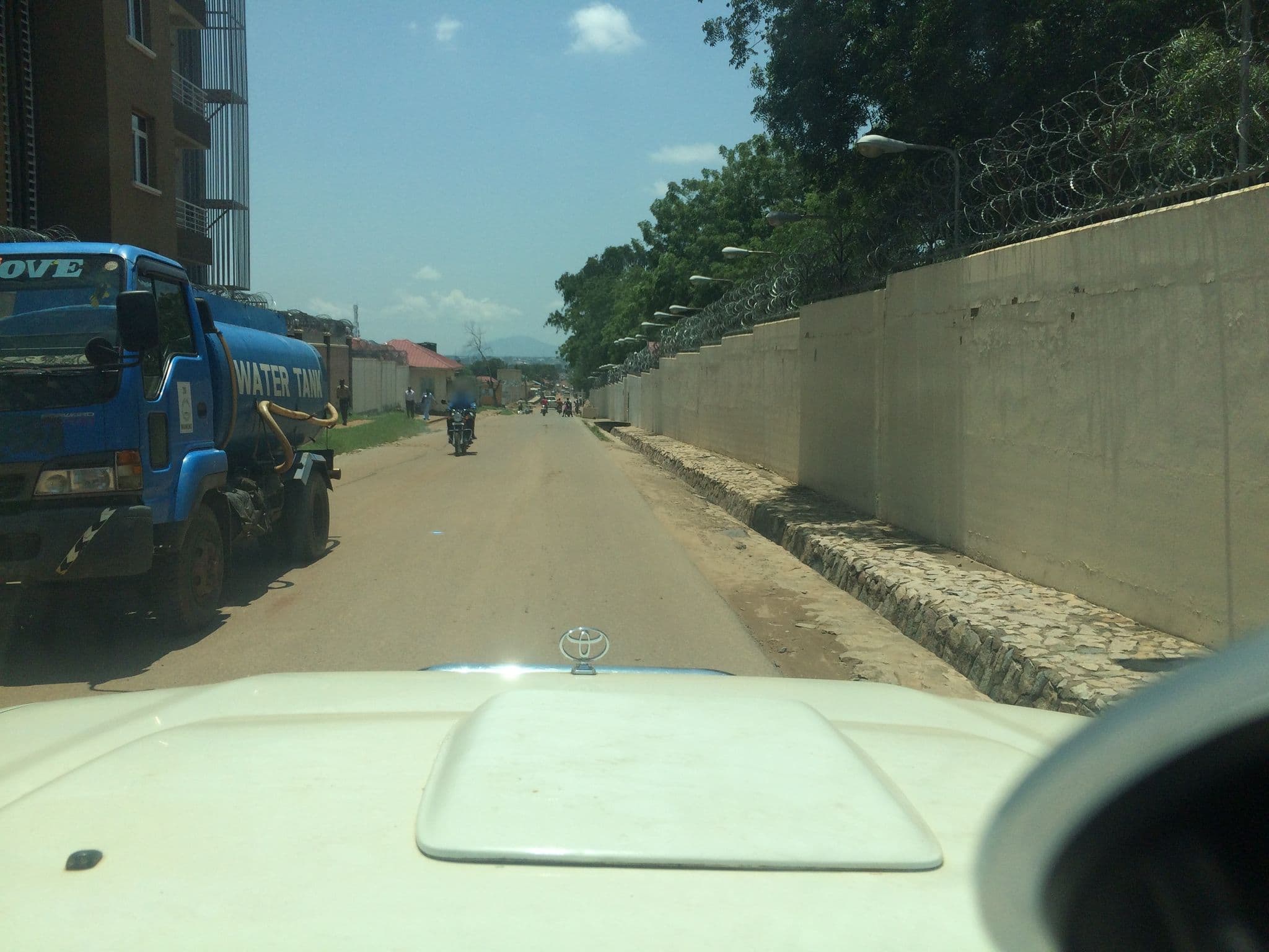 Street view near WHO Guest house, Juba