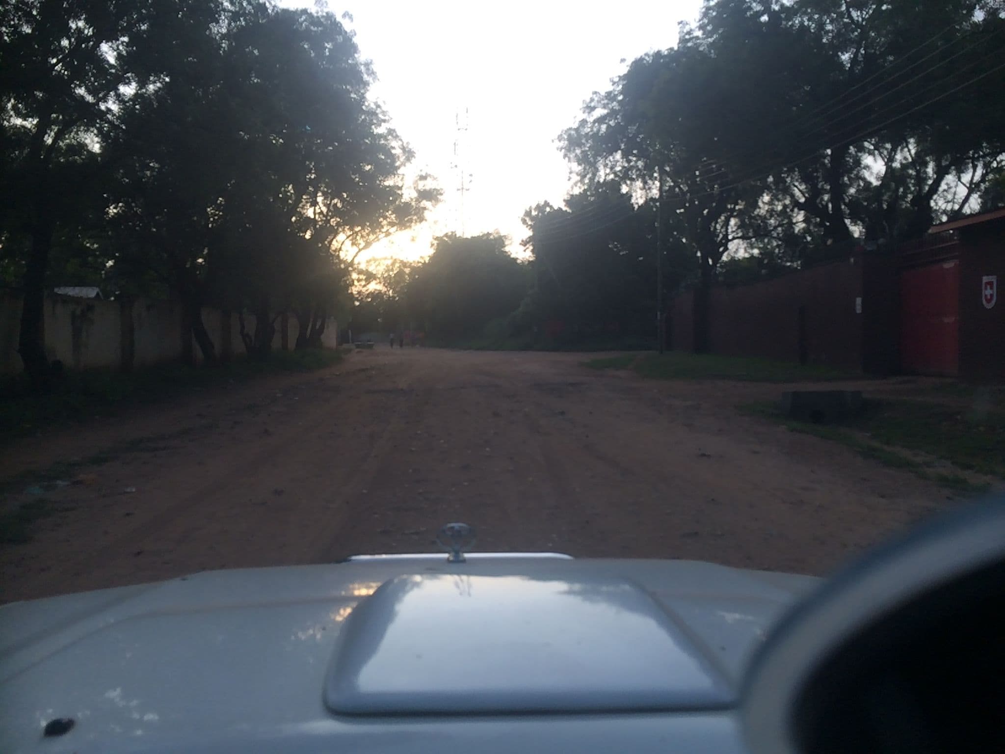 Street view near Swiss cooperation, Juba