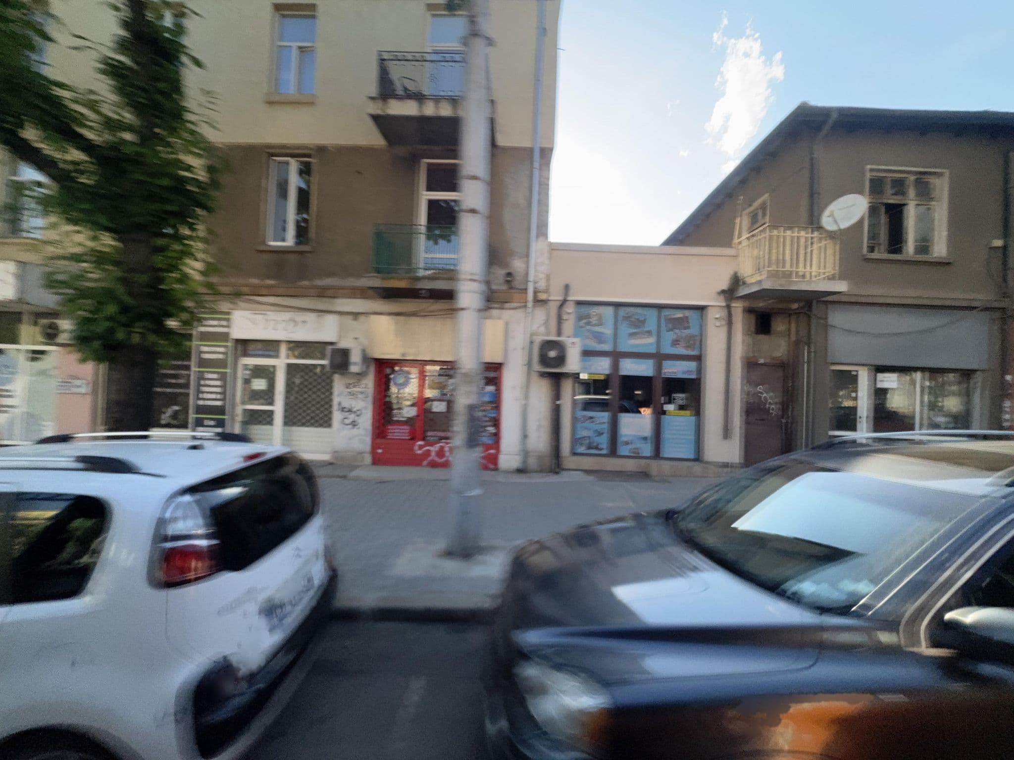 Street view near Green Cube Capsule Hostel, Sofia