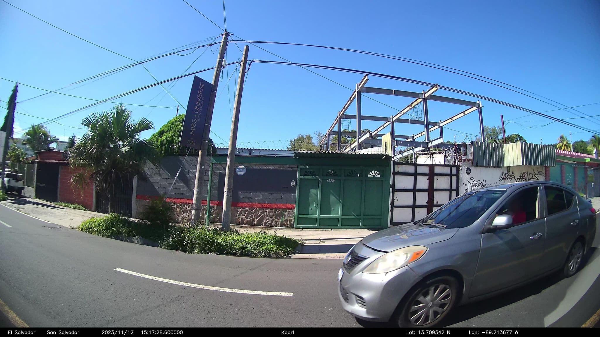 Street view near Hostal de Asturias, Ayutuxtepeque — © kaart_2 (CC BY-SA · Mapillary)