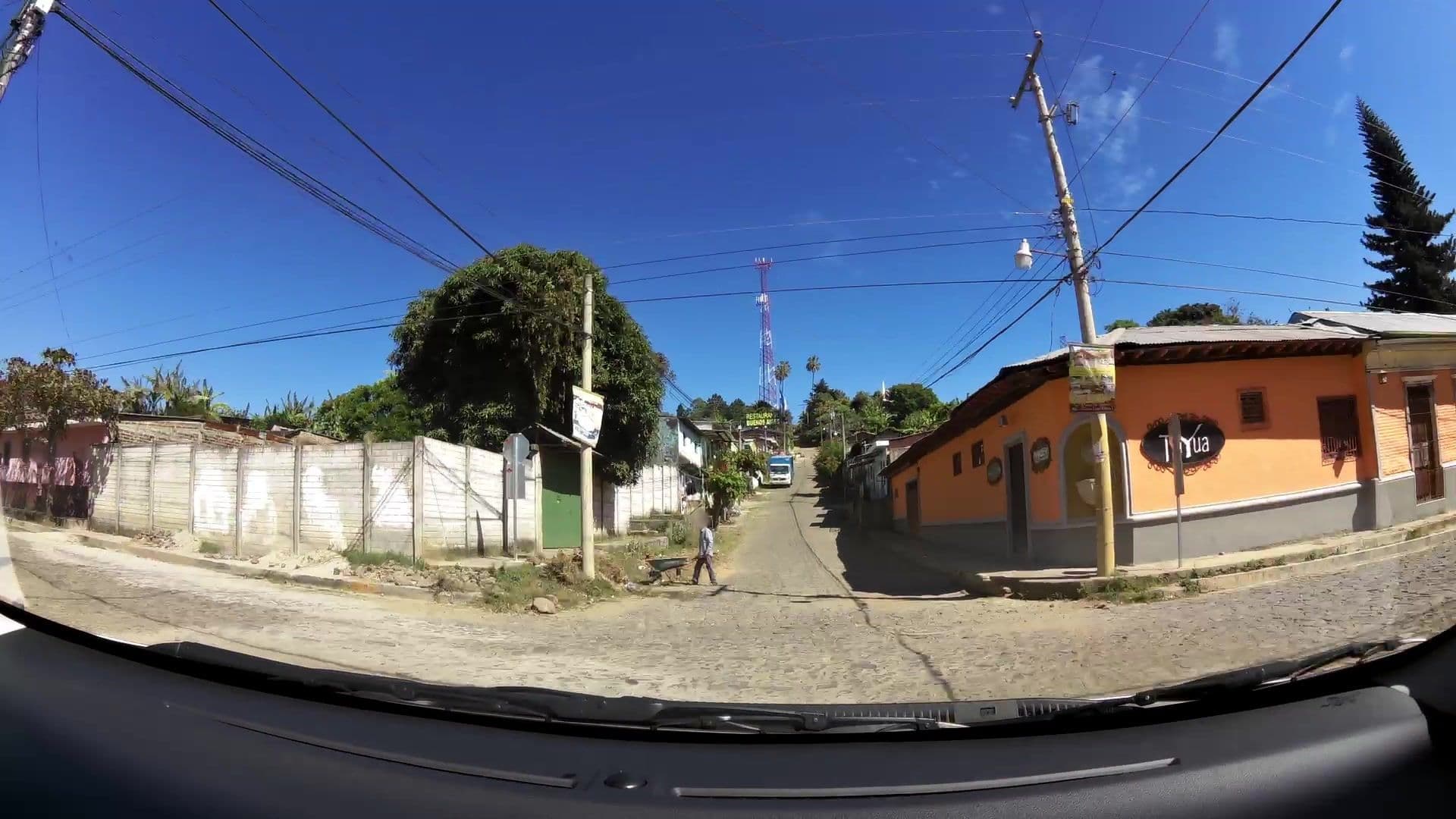 Street view near Plaza Antigua Pasado Hostal, Concepción de Ataco — © kaartcam (CC BY-SA · Mapillary)