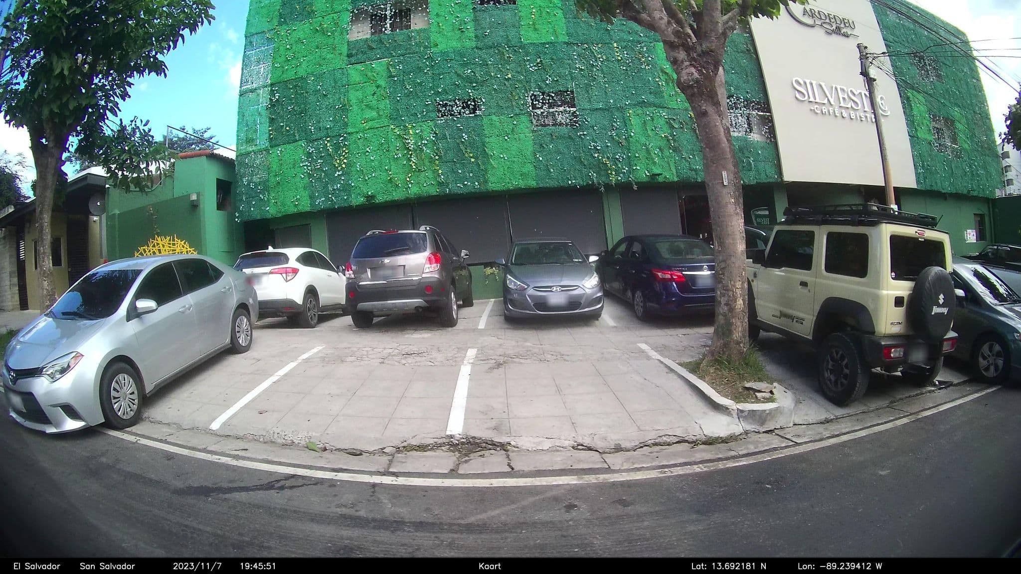 Street view near Maria Jose Hotel, Antiguo Cuscatlán — © kaart_2 (CC BY-SA · Mapillary)
