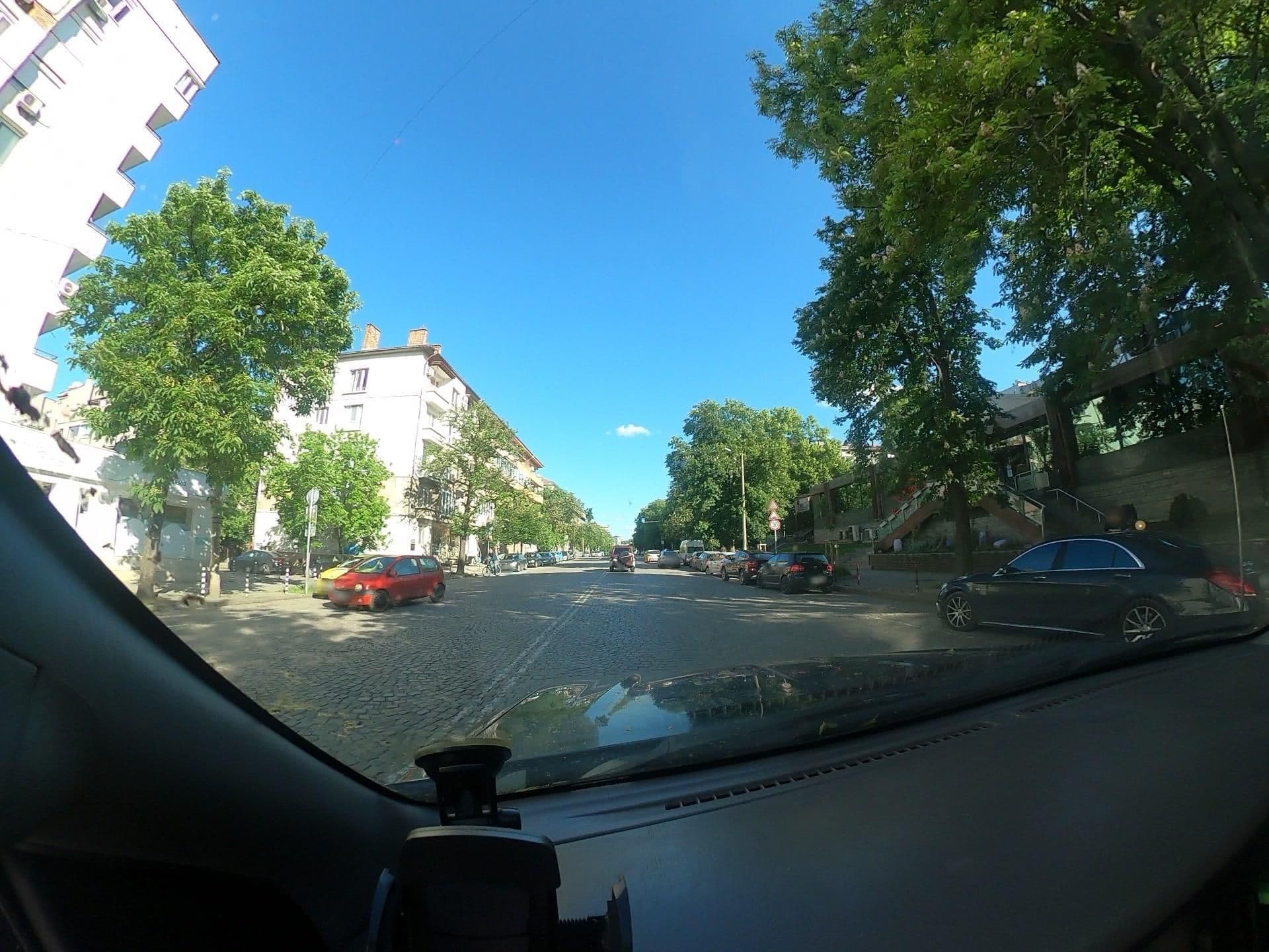 Street view near Grand Hotel Millennium Sofia, Sofia