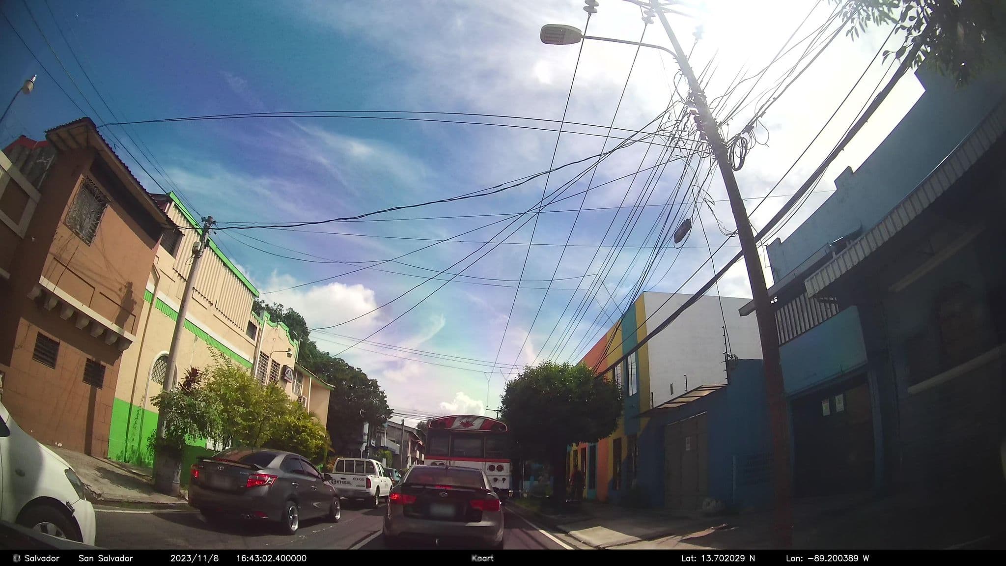 Street view near Casa de Huéspedes Veracruz, San Salvador — © kaart_2 (CC BY-SA · Mapillary)