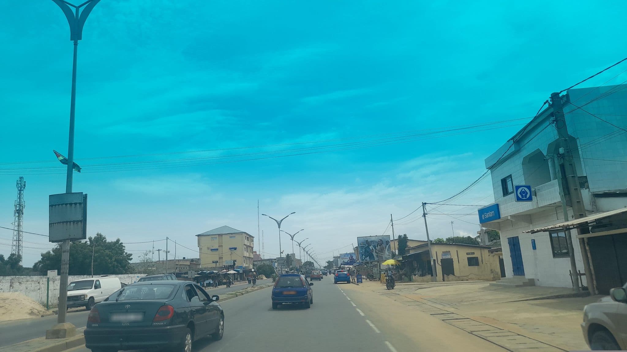 Street view near Chez Alice, Lomé