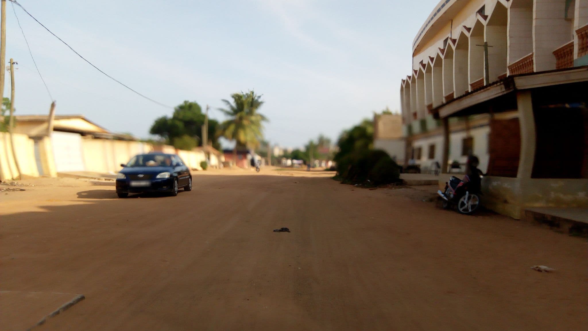 Street view near Hôtel Presco, Lomé