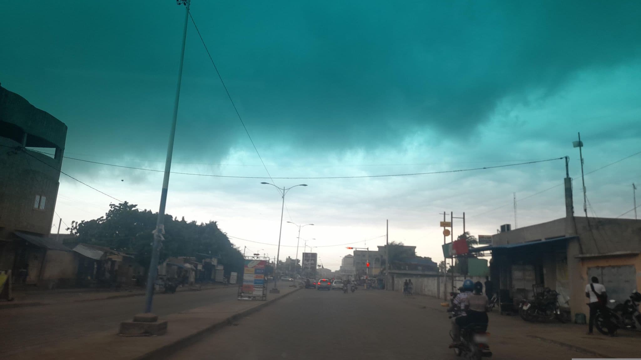 Street view near Cool place, Lomé