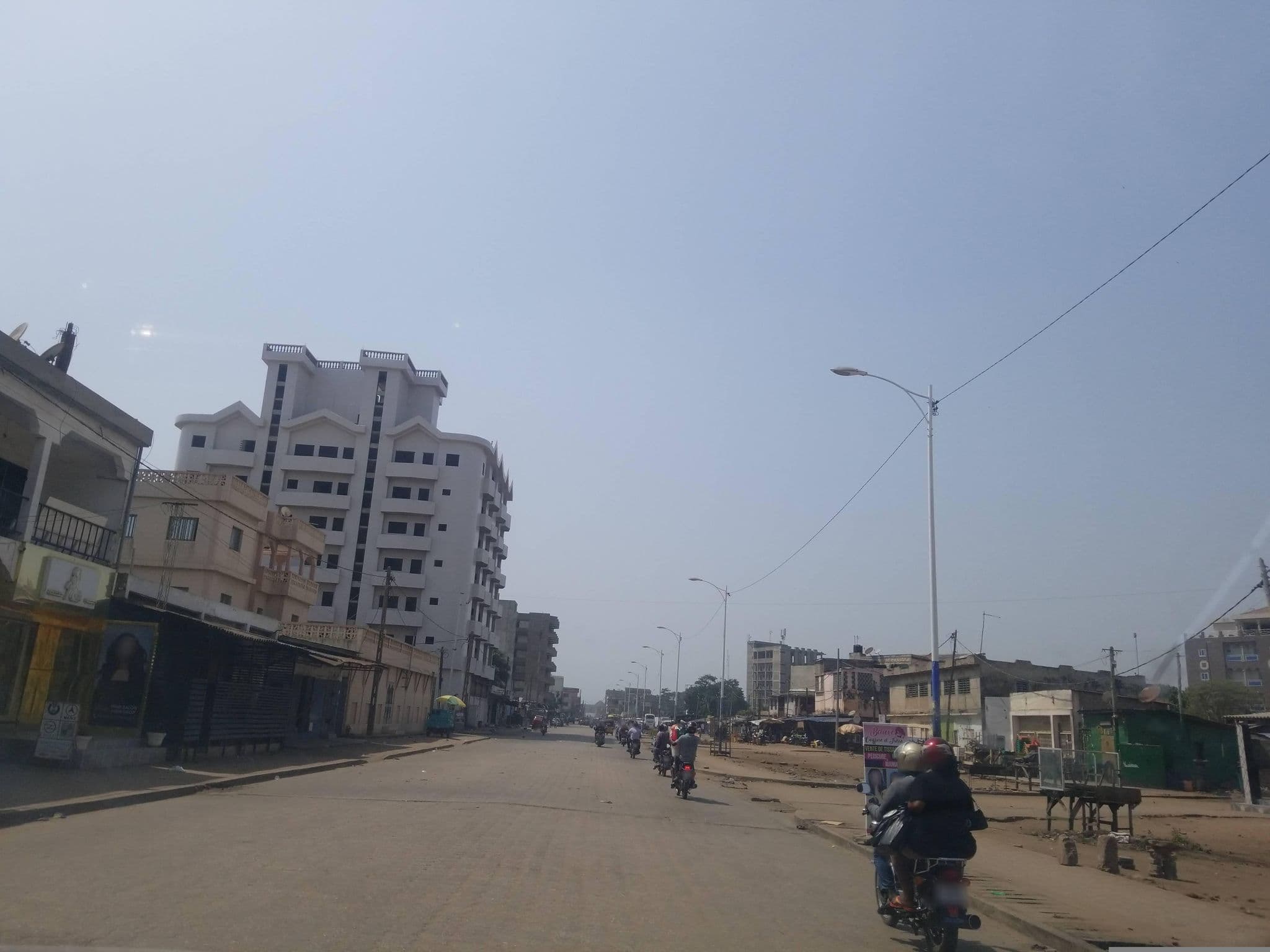 Street view near Bravia Eco hotel Lomé, Lomé