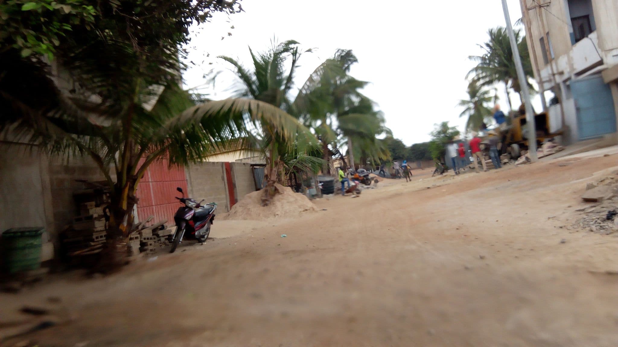 Street view near Celibaterum chez la soeur de Bayala, Lomé