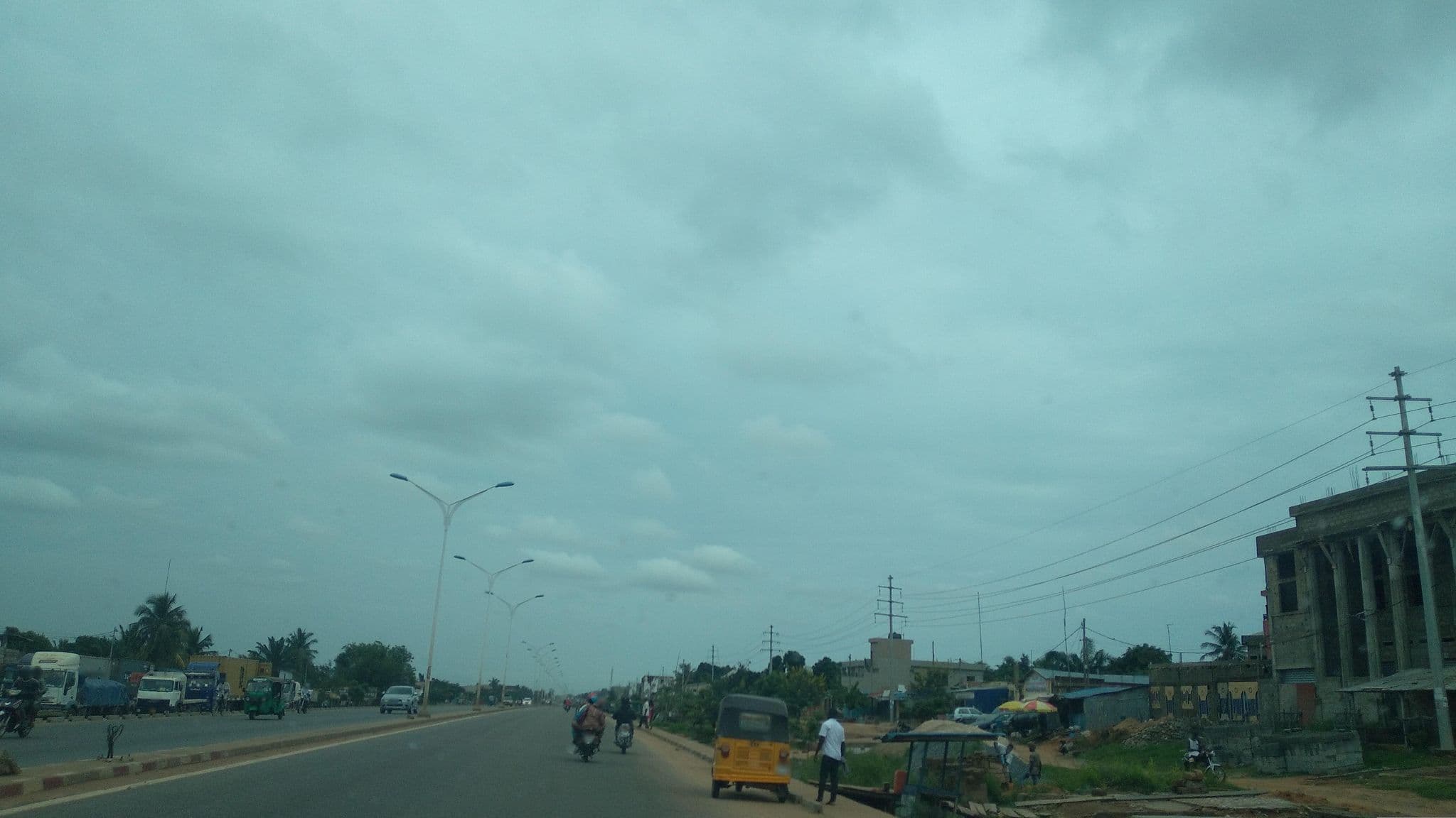 Street view near King's house, Lomé