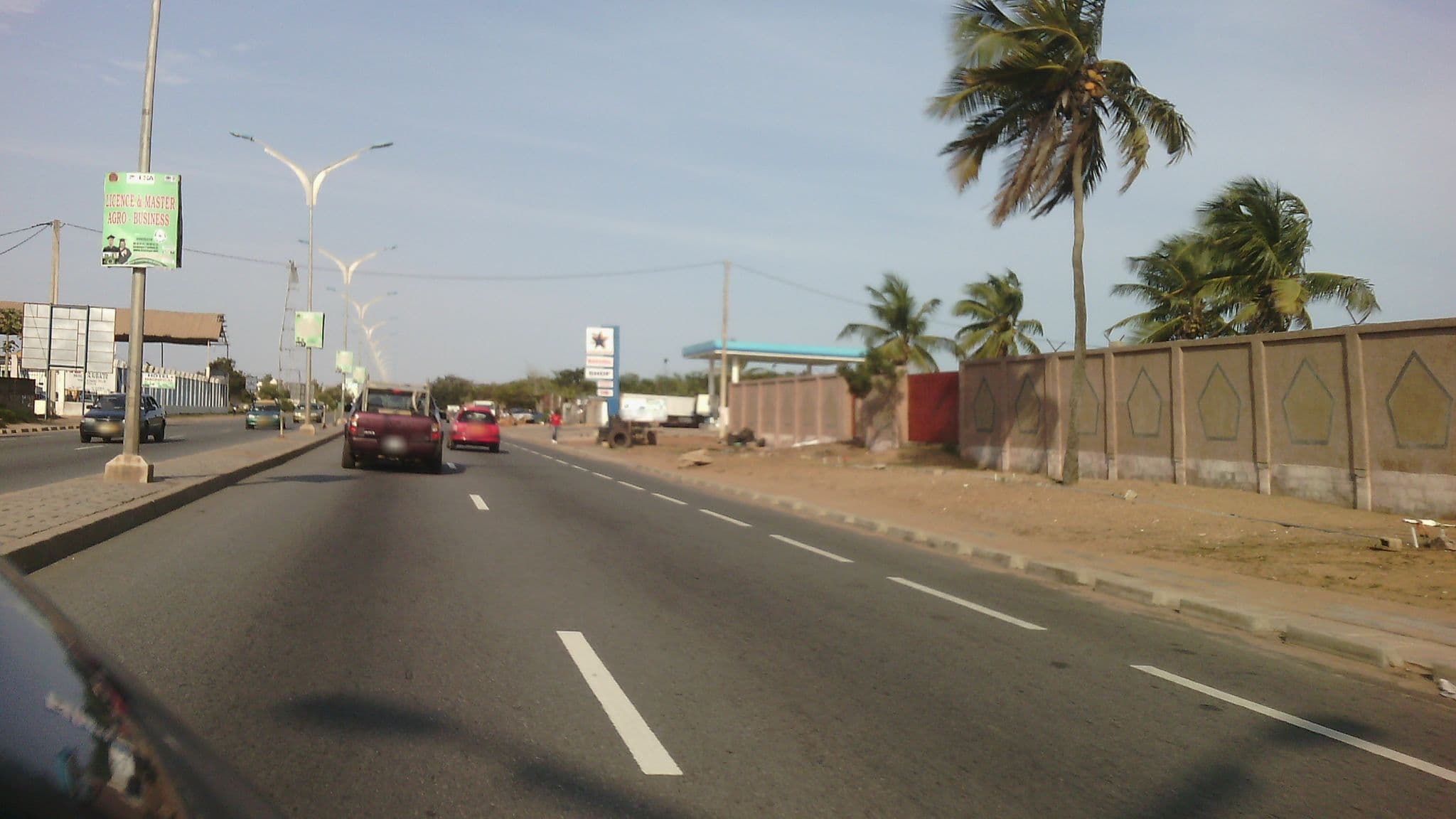 Street view near Hôtel Clémentine, Lomé
