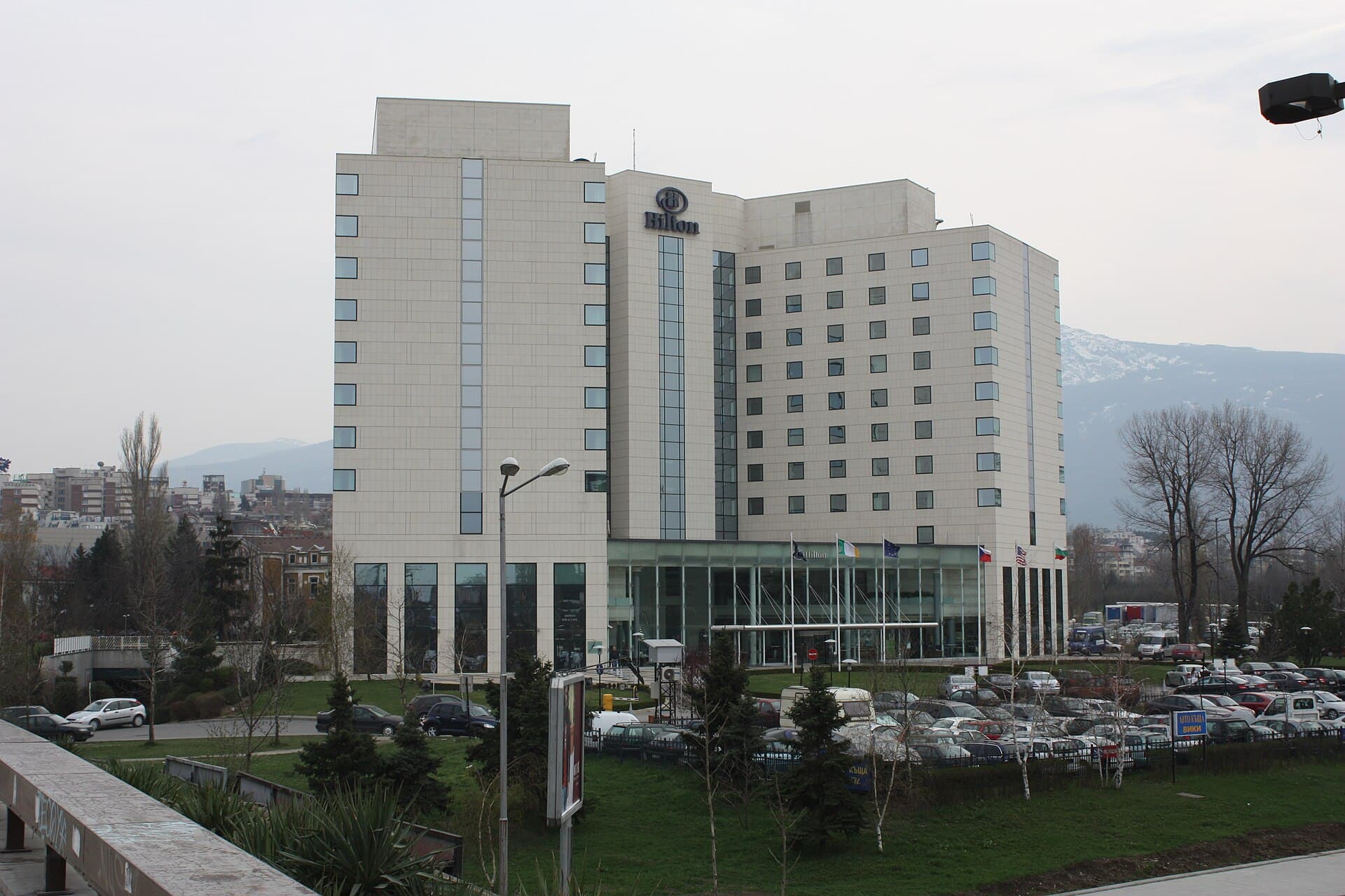 Hilton Sofia (via Wikimedia Commons, CC BY-SA 3.0)