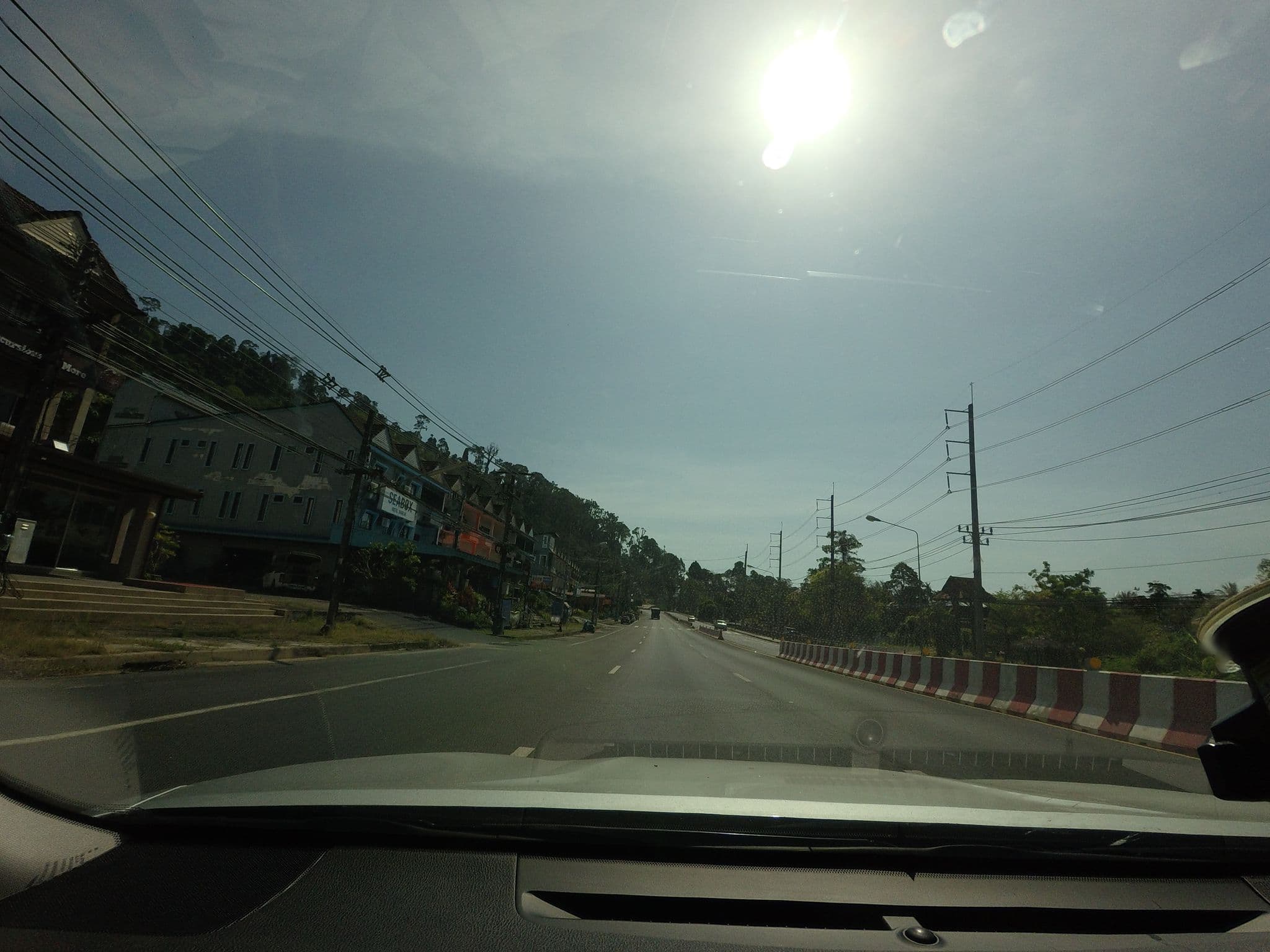 Street view near Sunset Gesthouse, Ban Khao Lak