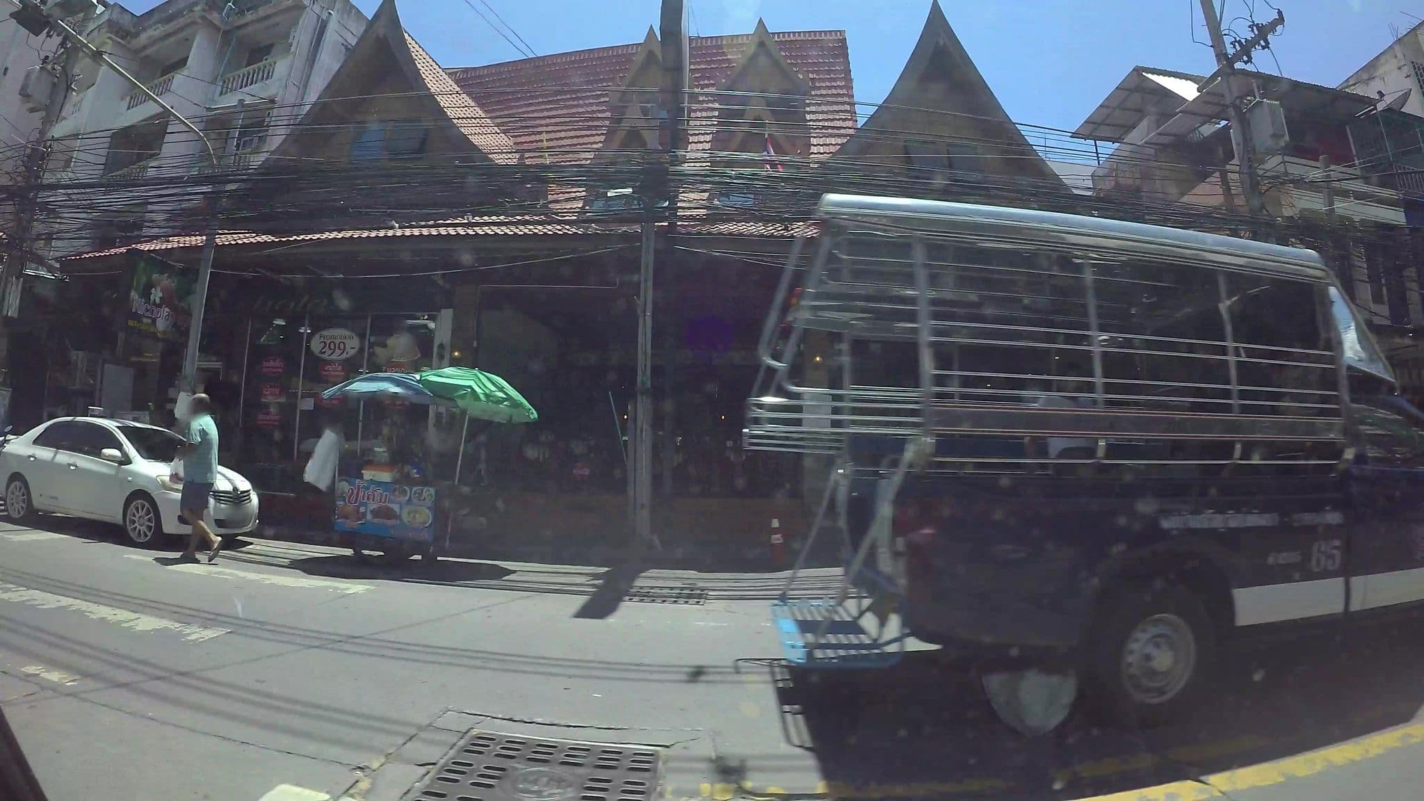 Street view near Dream Hotel, Pattaya