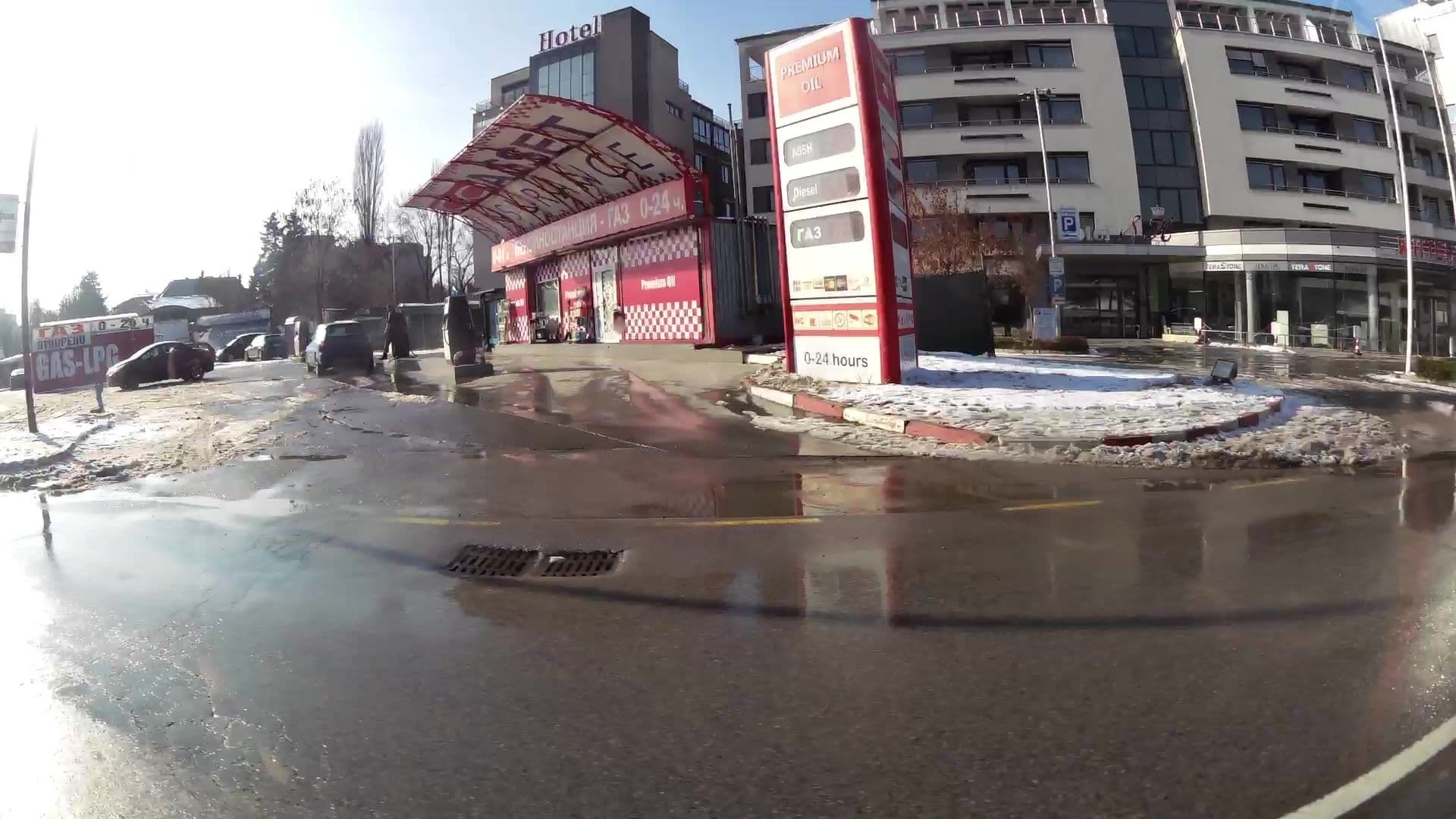 Street view near Silver Hotel, Sofia