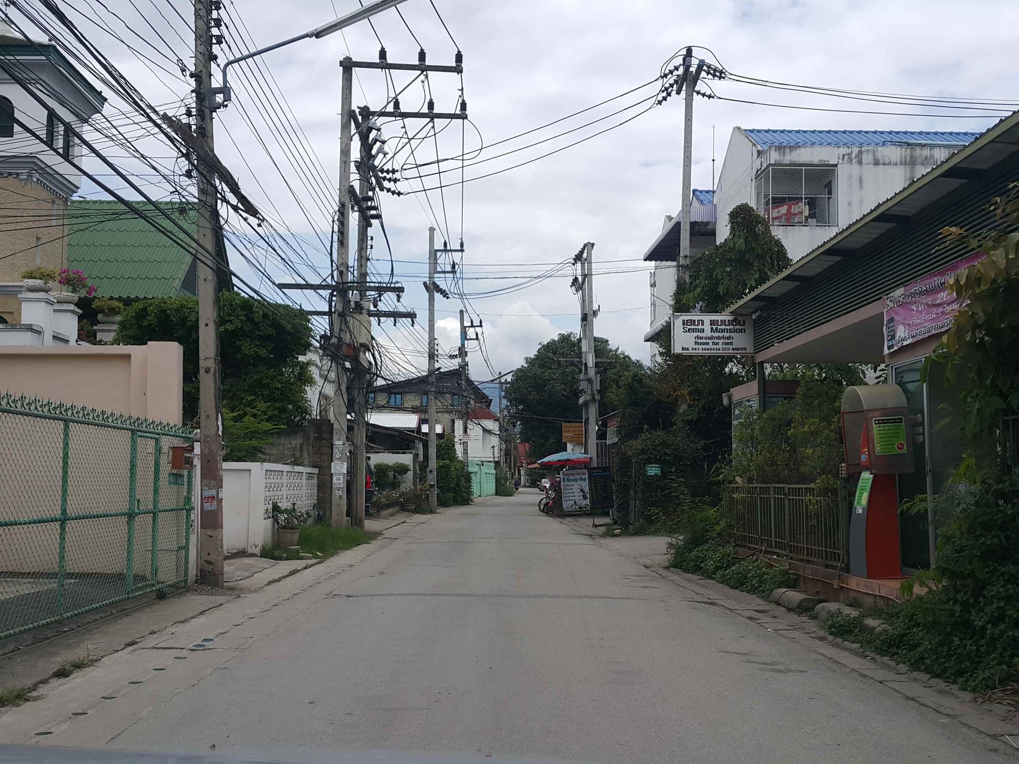 Street view near The Castle, Chiang Mai