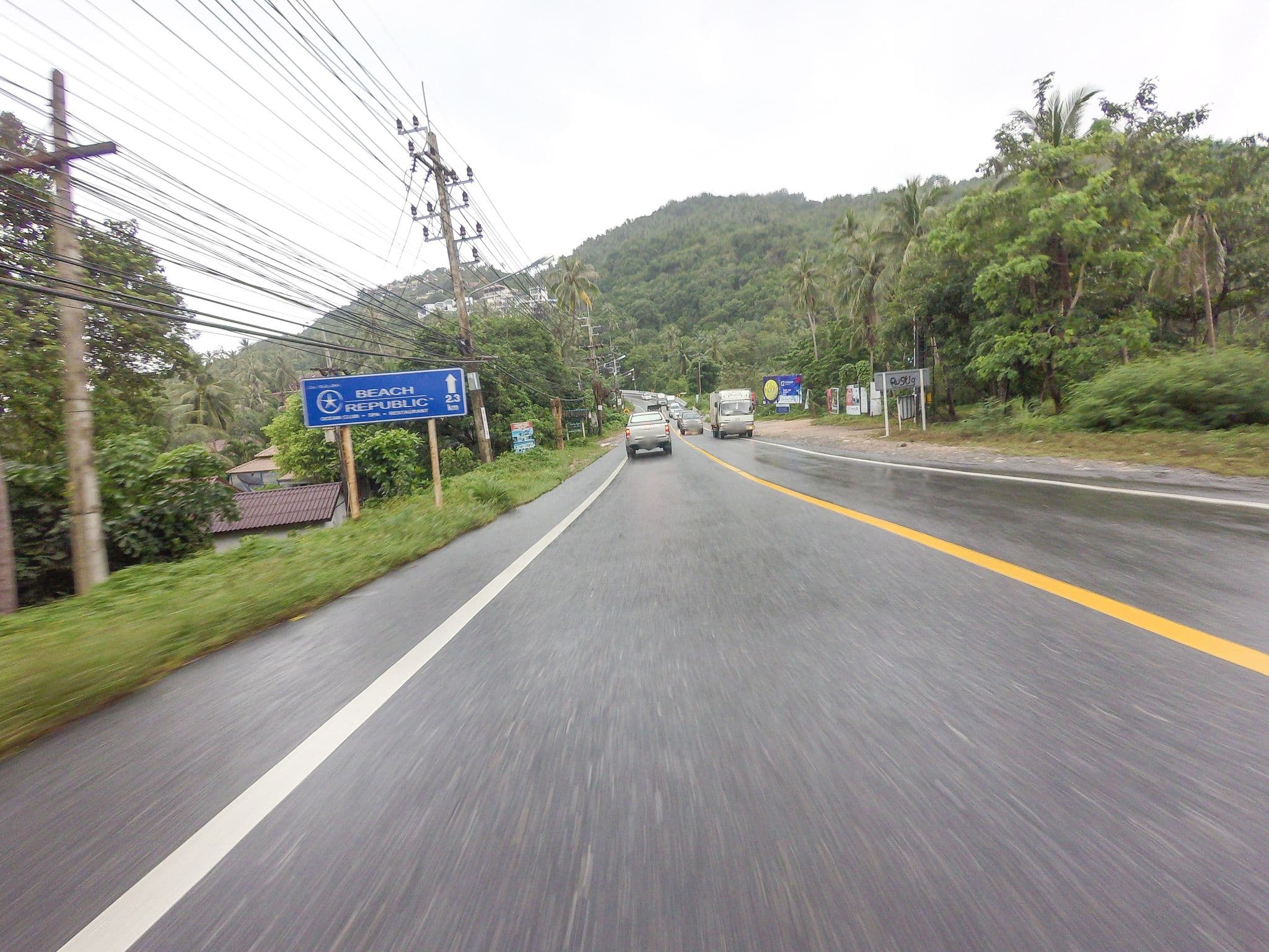 Street view near Coral Cove Resort, Ko Samui