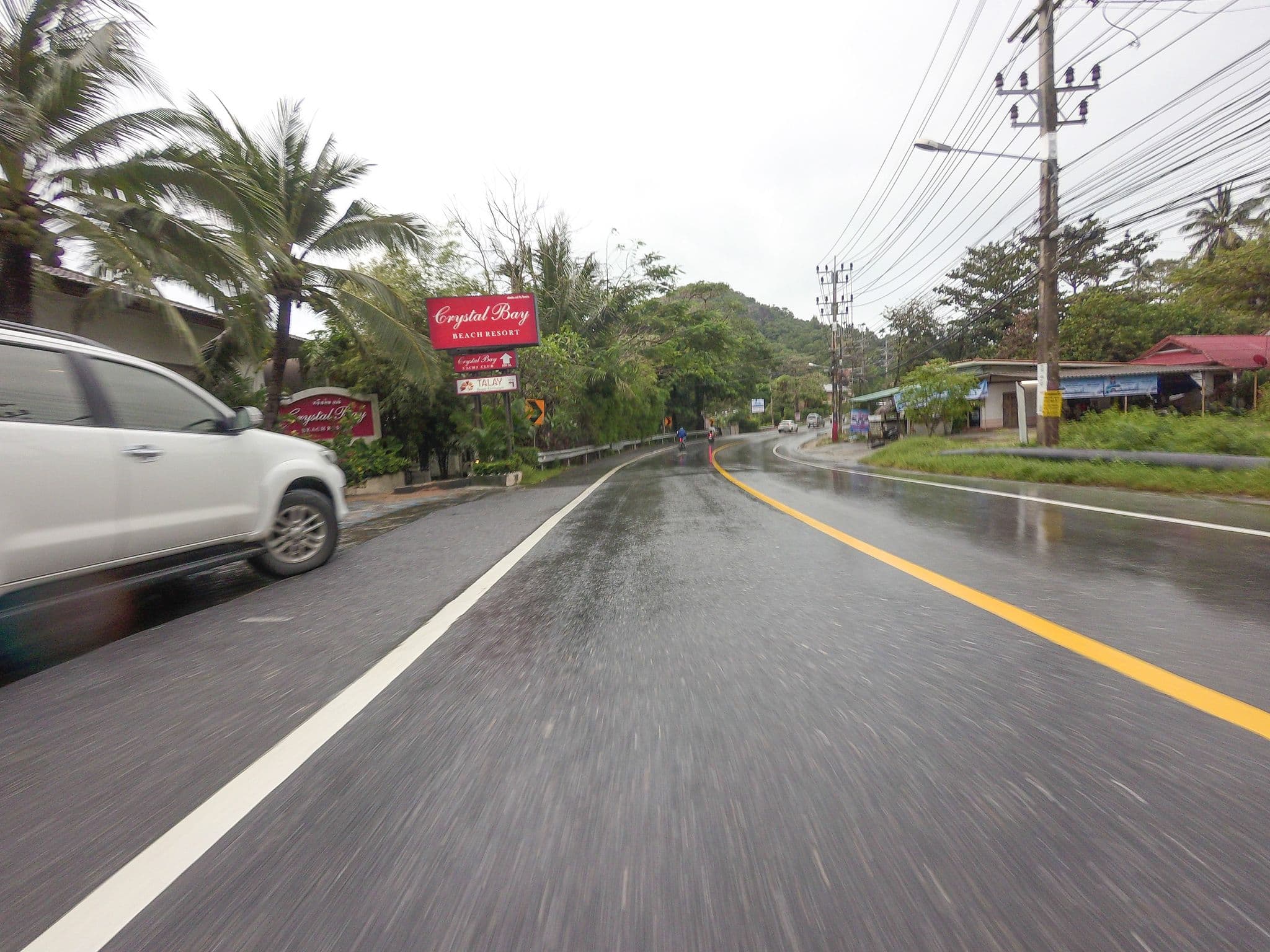 Street view near Crystal Bay Resort, Ko Samui