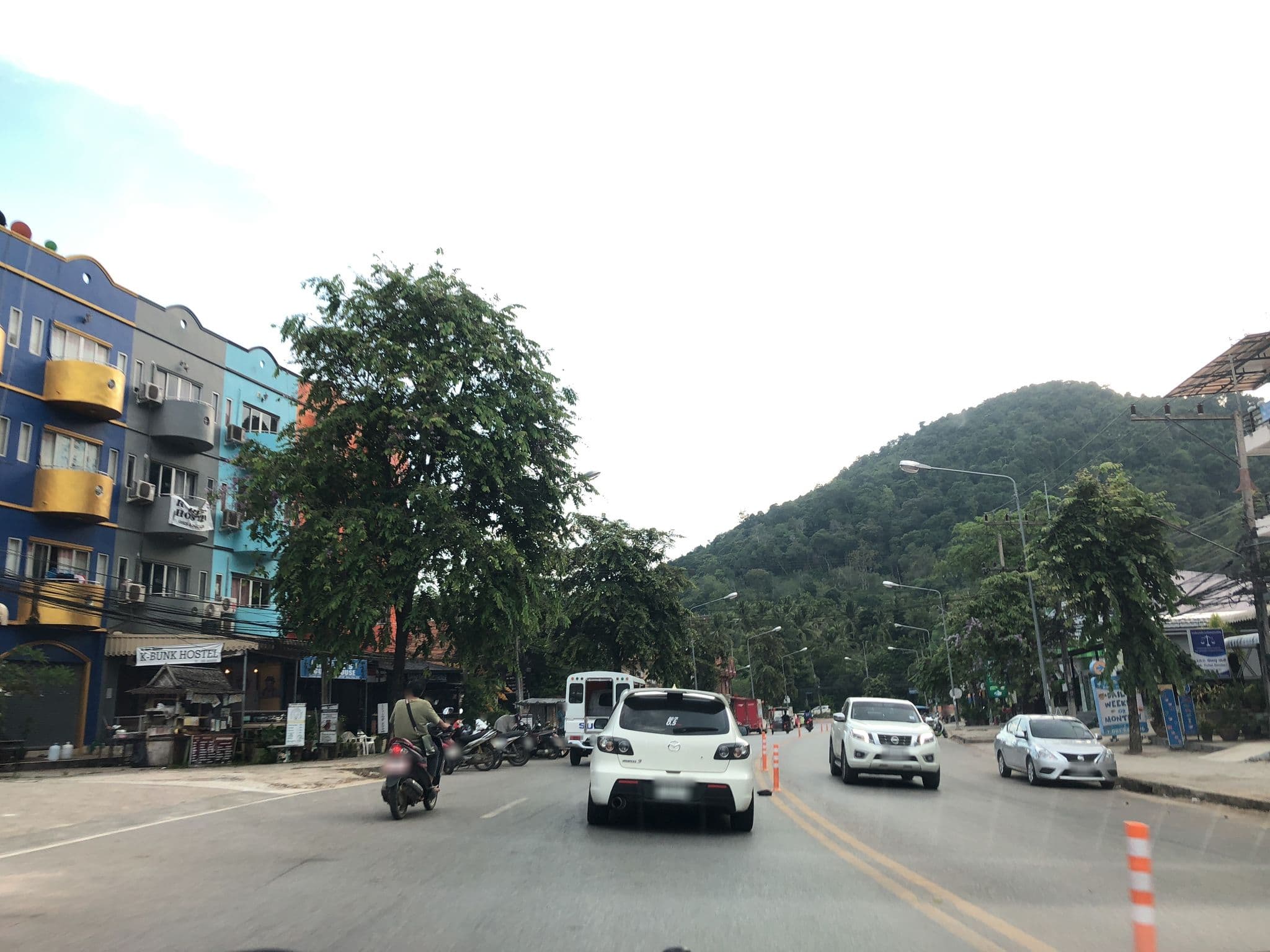 Street view near Moon night hotel, Ban Ao Nang