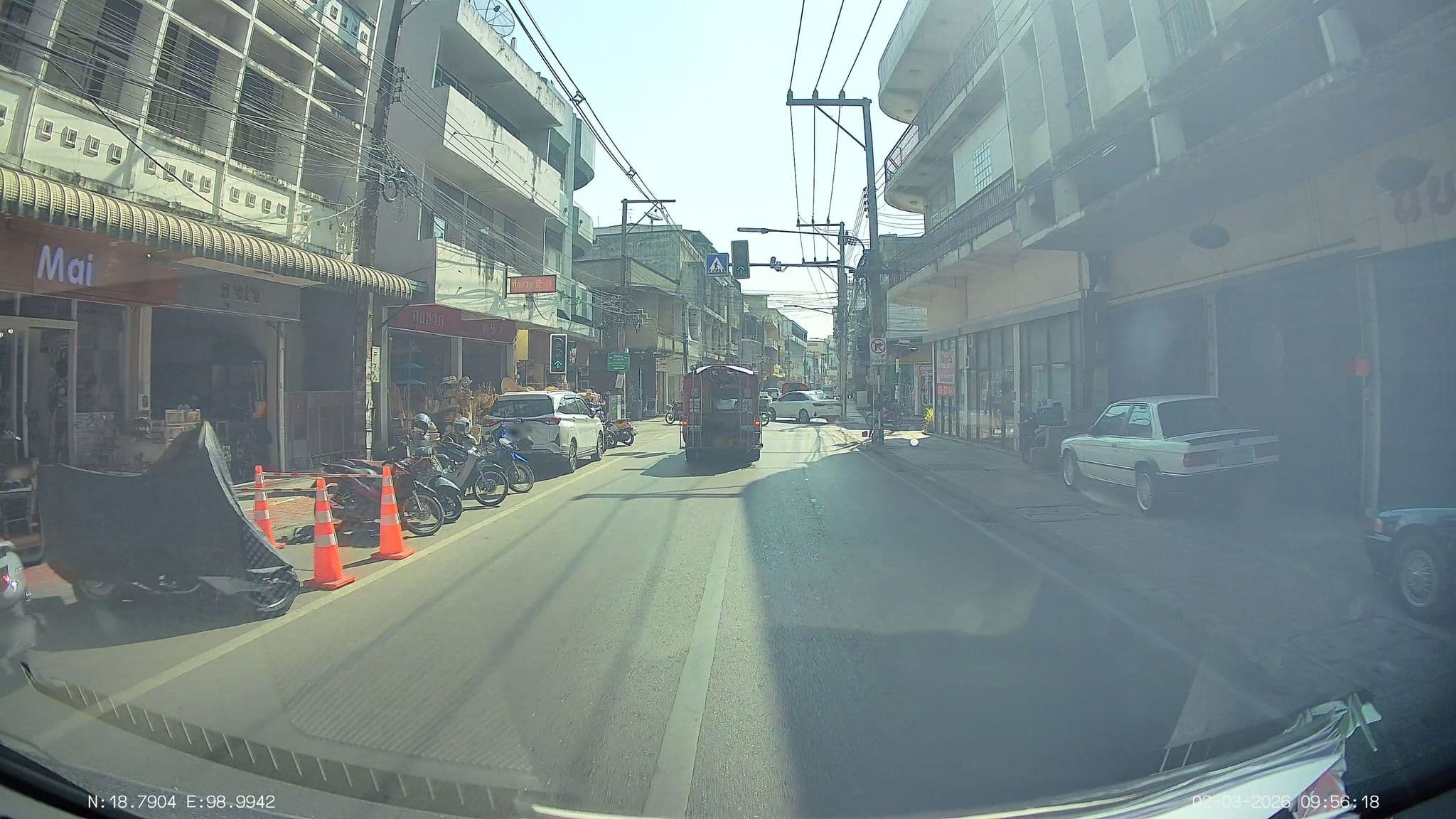 Street view near Chiangmai House, Chiang Mai
