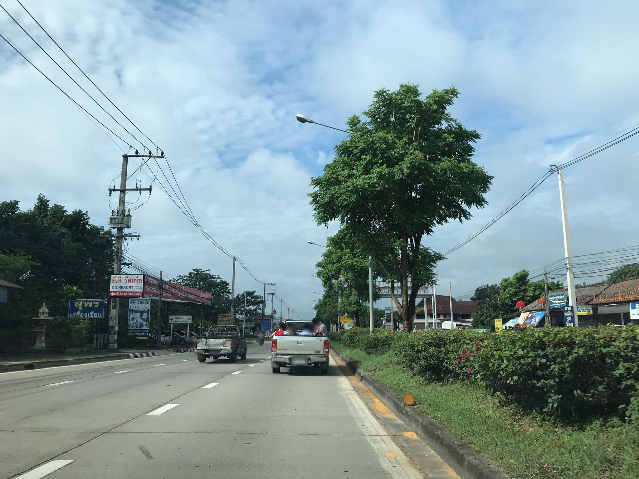 Street view near Tazala Resort, Chiang Mai
