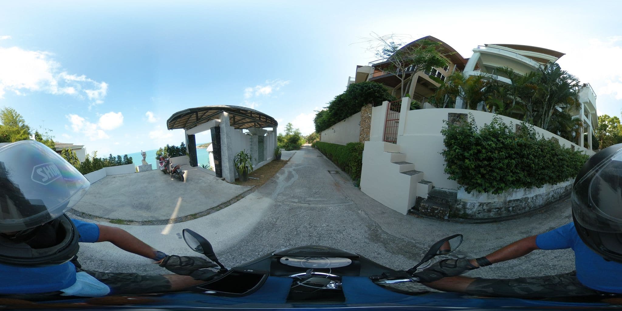 Street view near Skydancing Ocean Villa, Ko Samui