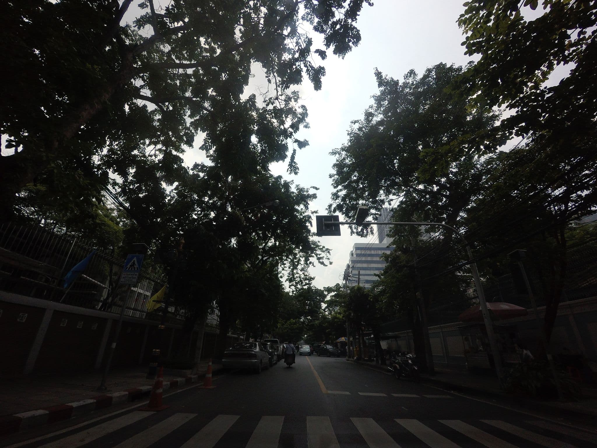 Street view near The Swiss Lodge, Bang Rak