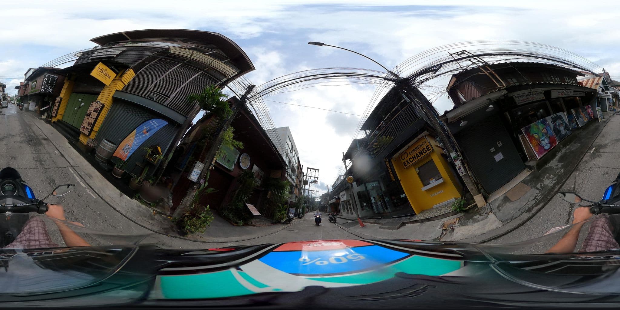 Street view near Enjoy Beach Hotel, Ko Samui