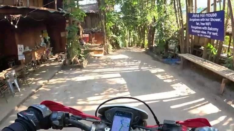 Street view near Akha Hill House, Chiang Rai