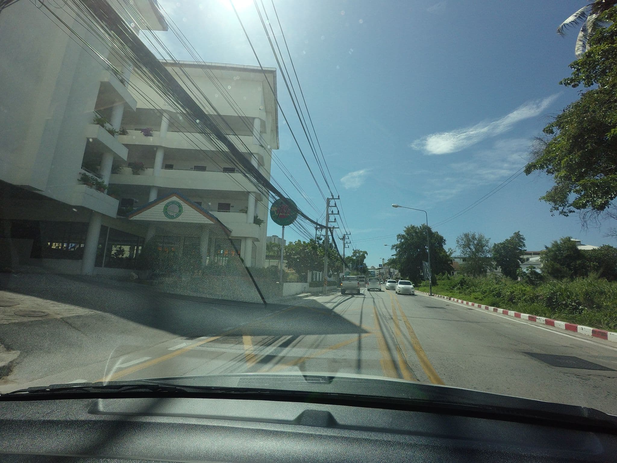 Street view near JP Villa Hotel, Pattaya