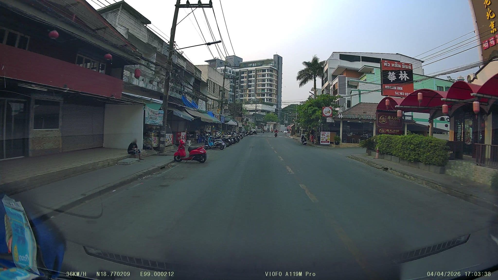 Street view near Al-Farooq, Chiang Mai