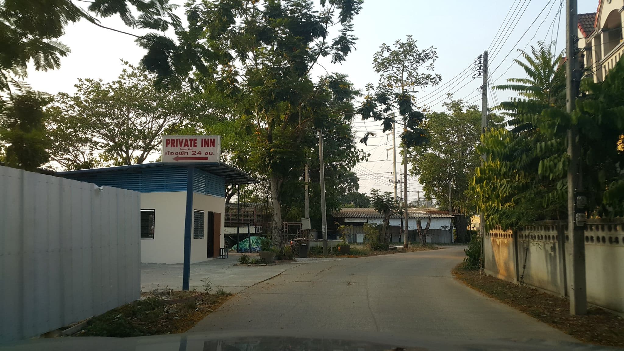 Street view near Private Inn, Chiang Mai